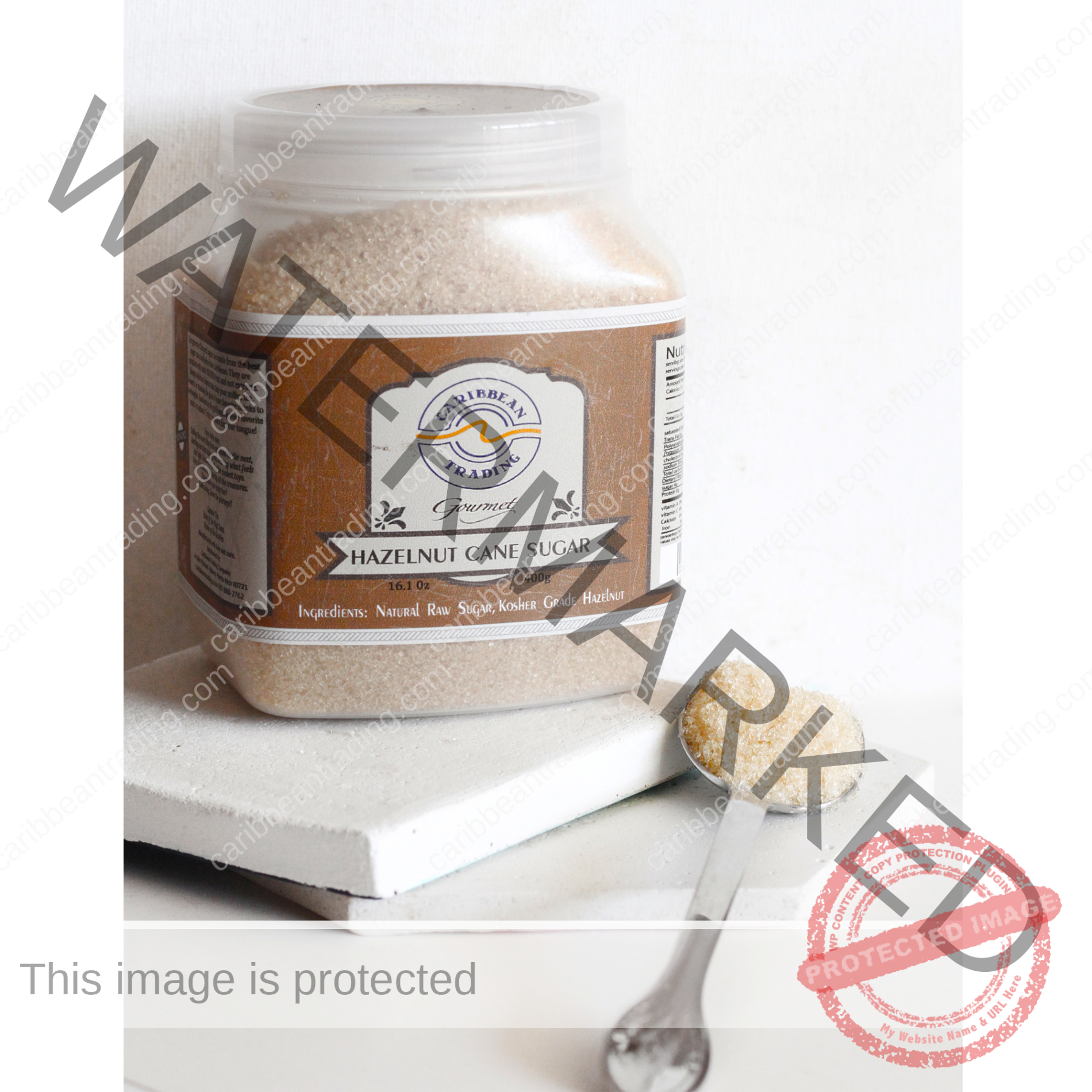 Hazelnut Cane Sugar - 15.87 oz. - Image 2