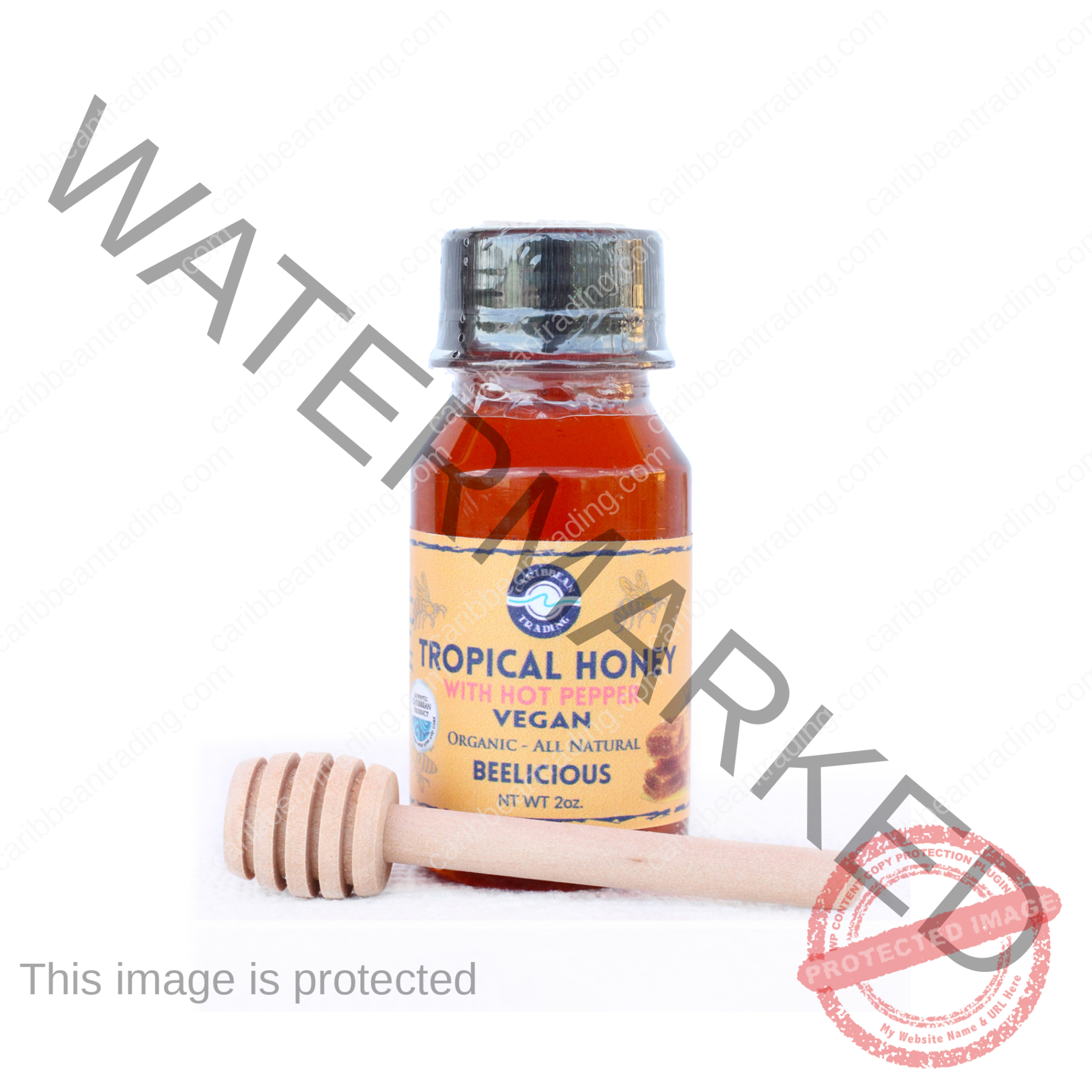 Tropical Honey With Hot Pepper Vegan 2oz.