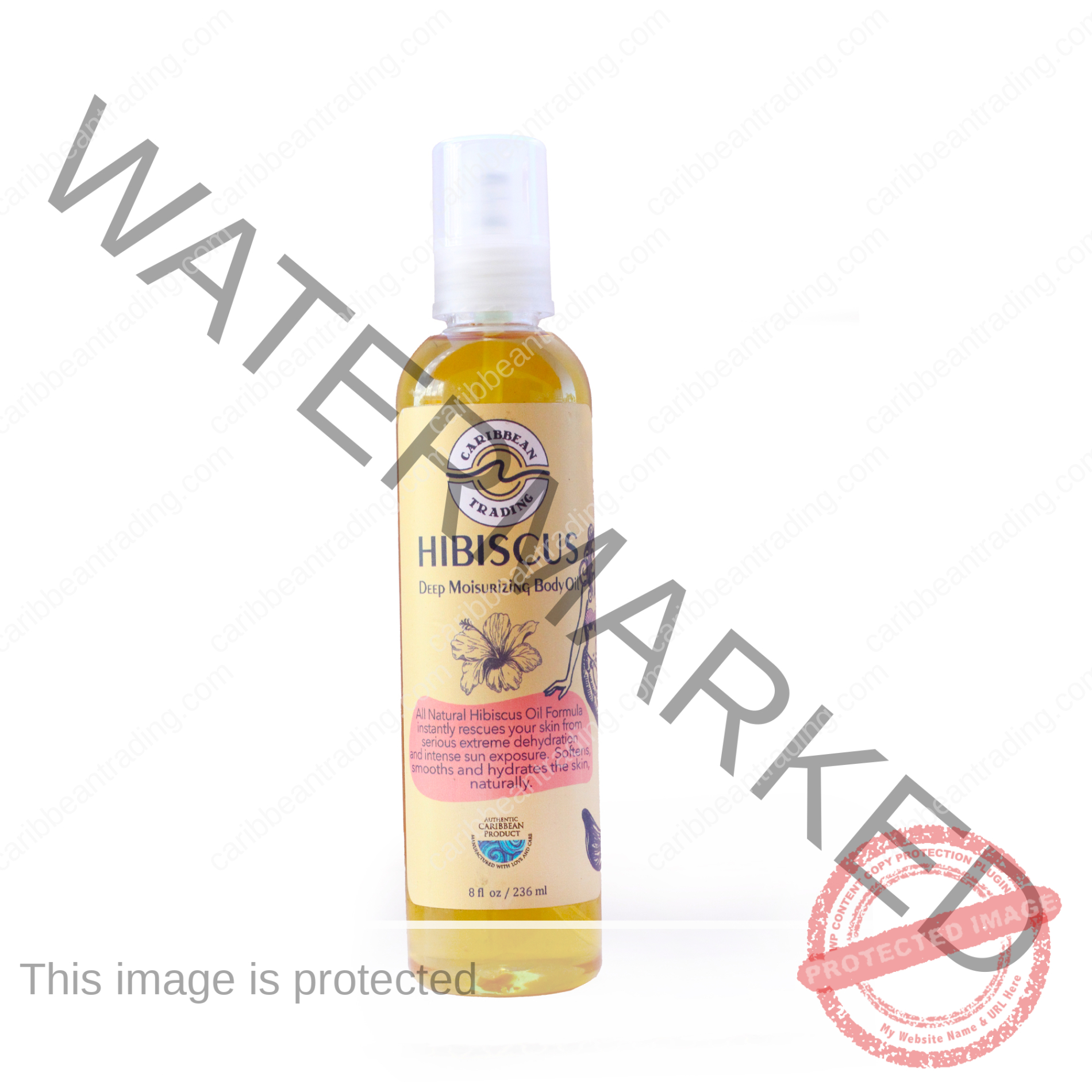 Hibiscus Body Oil - 8 oz.