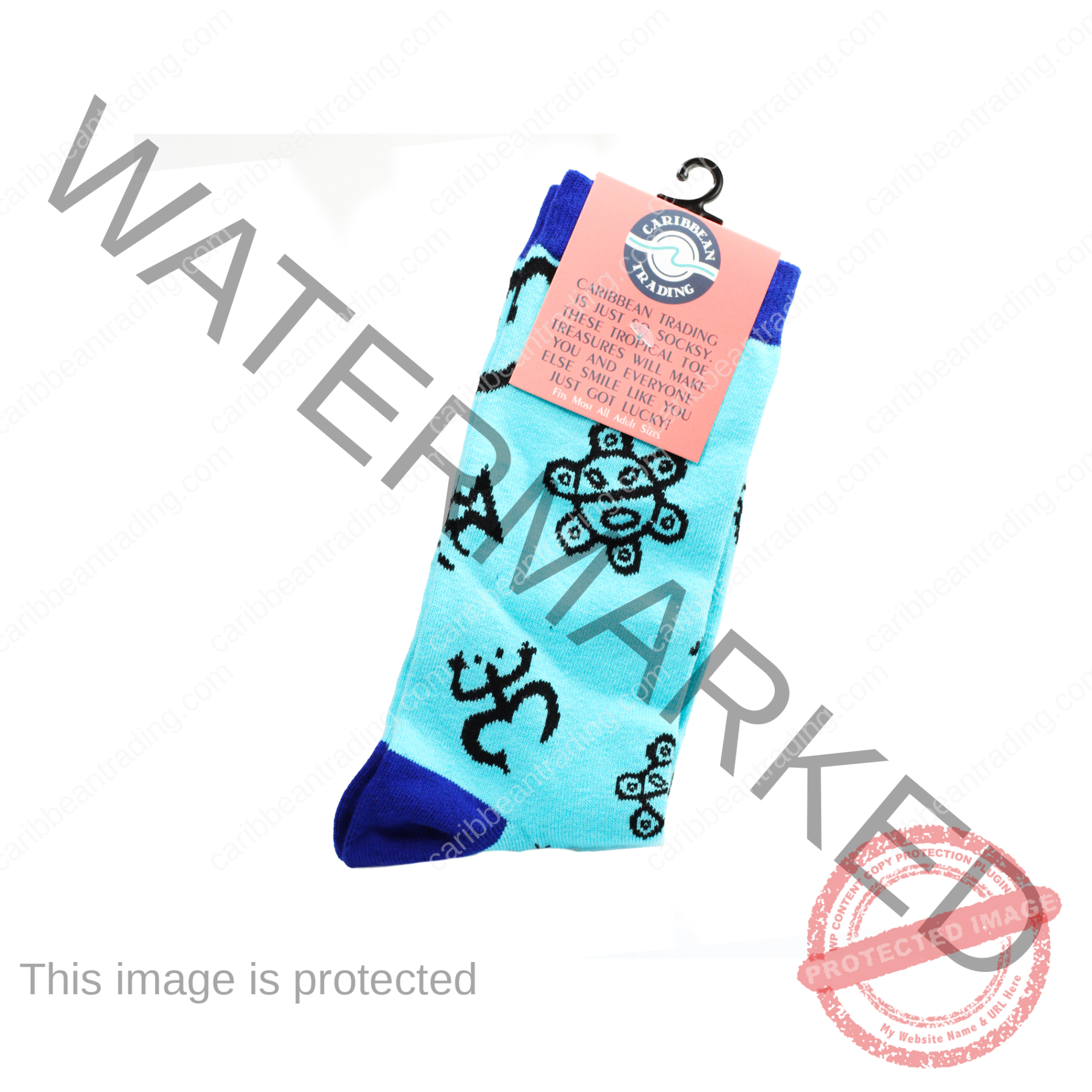 Tropical Socks Taino Symbols - Image 4