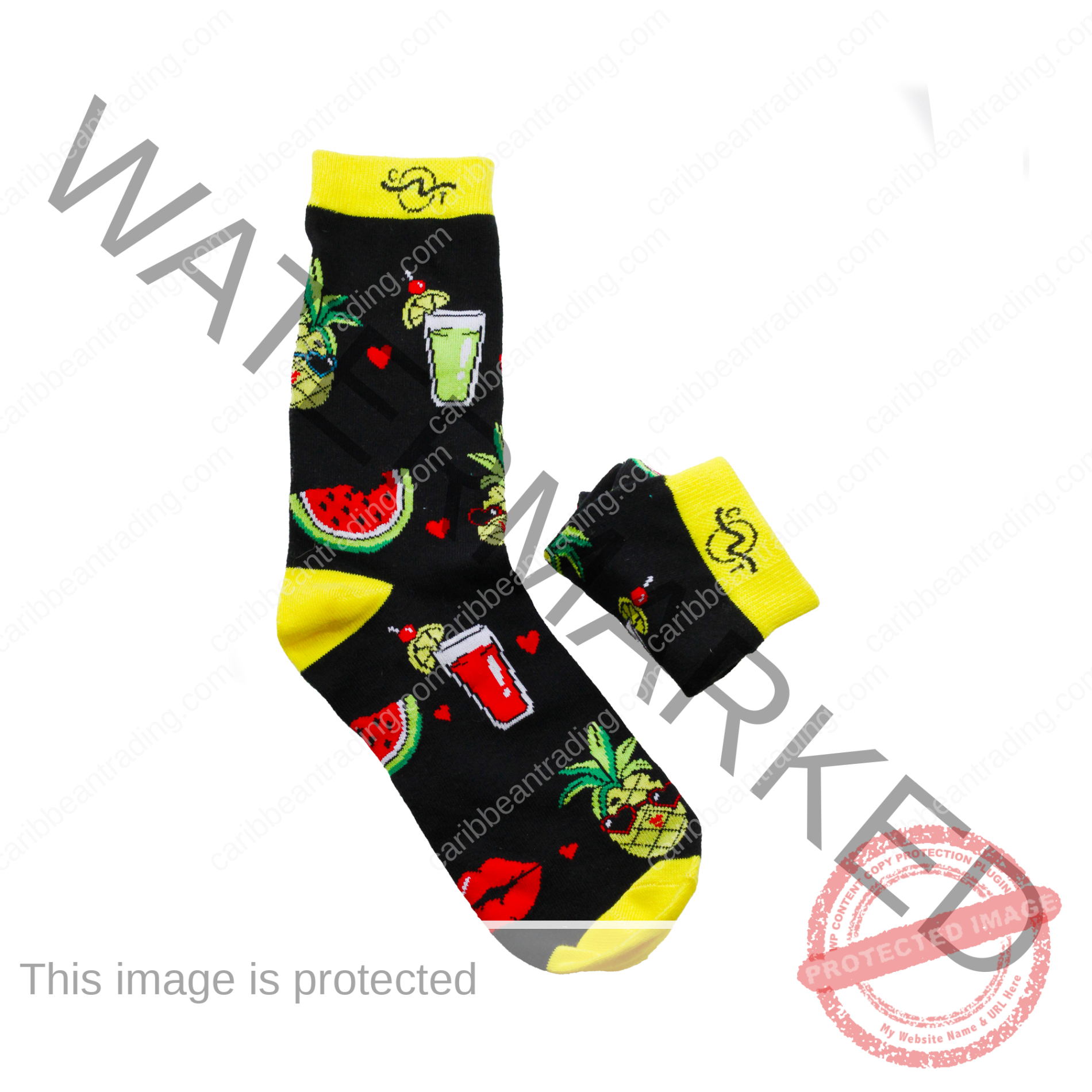 Tropical Socks Juicy Fruits - Image 3
