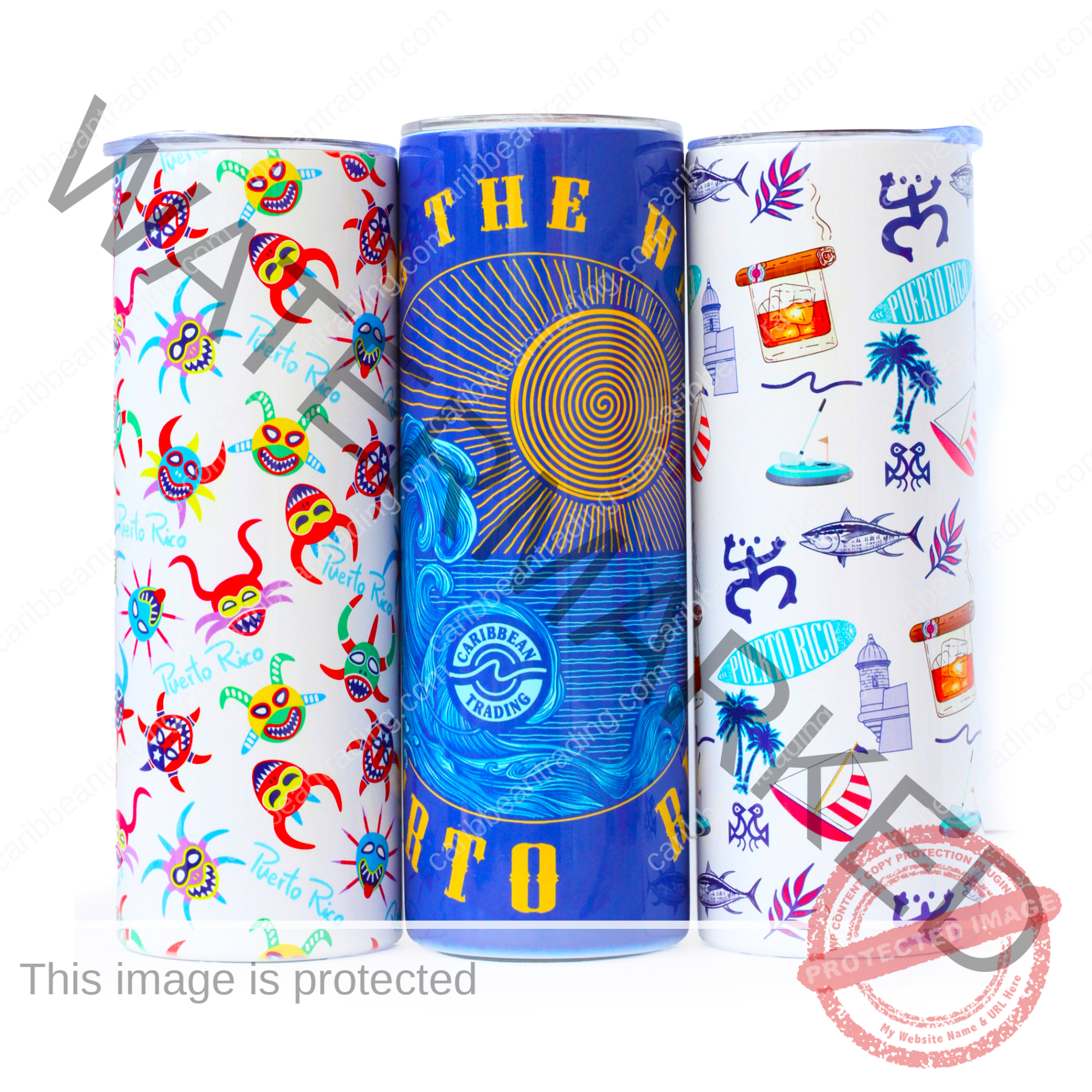 Caribbean Trading Tumblers