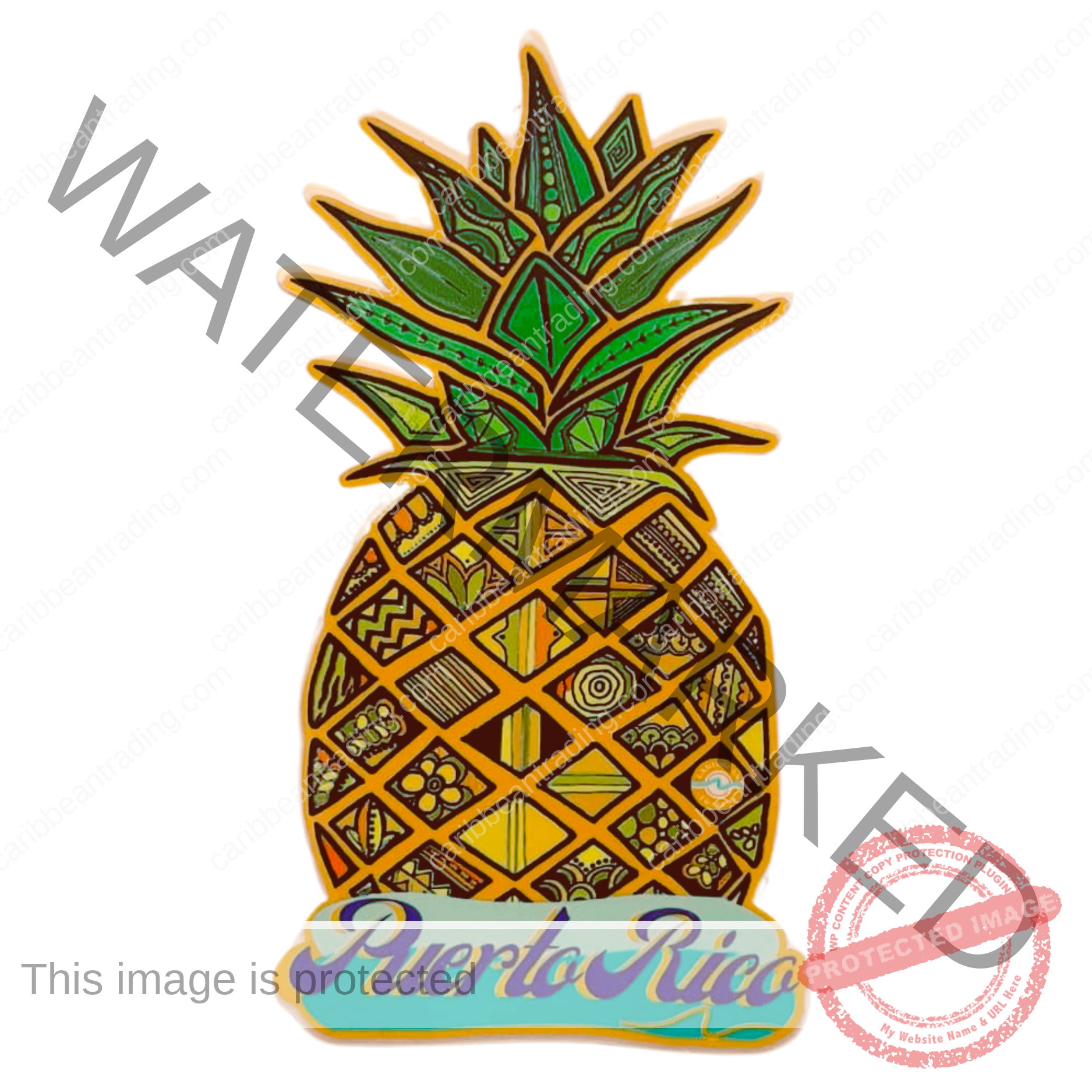 Mini Sticker Pineapple