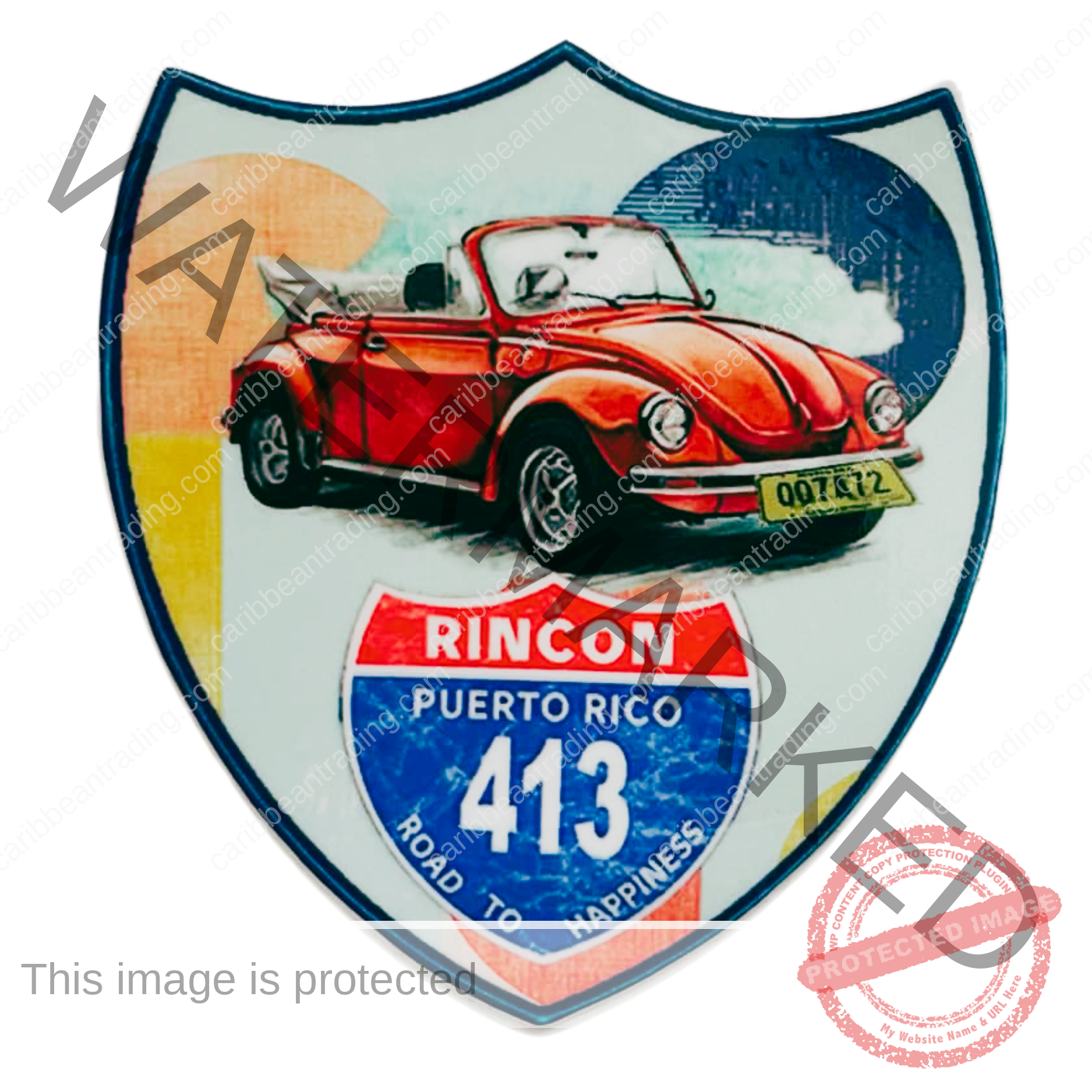 Mini Sticker VW Rincon 413