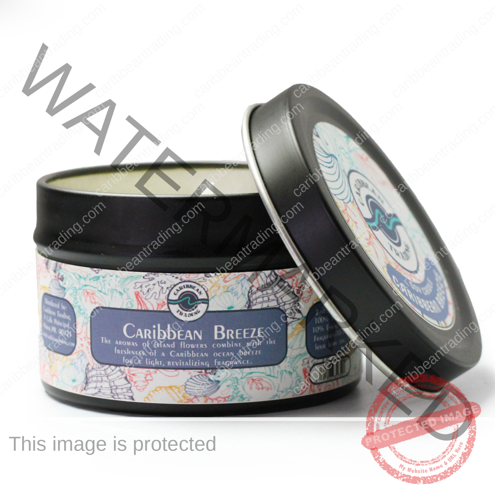 Caribbean Breeze 2oz. Travel Tin