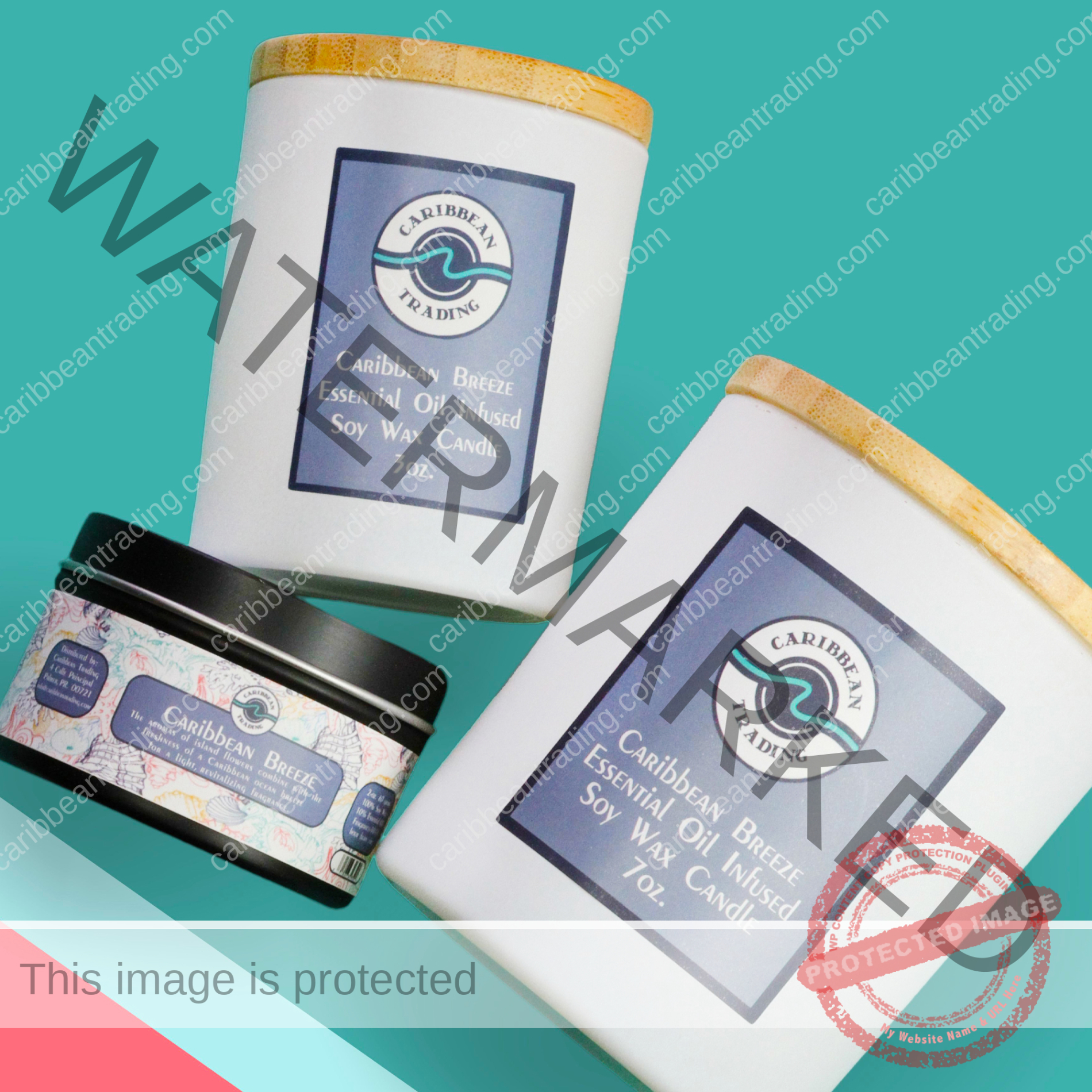 Caribbean Breeze 3oz. Candle - Image 4