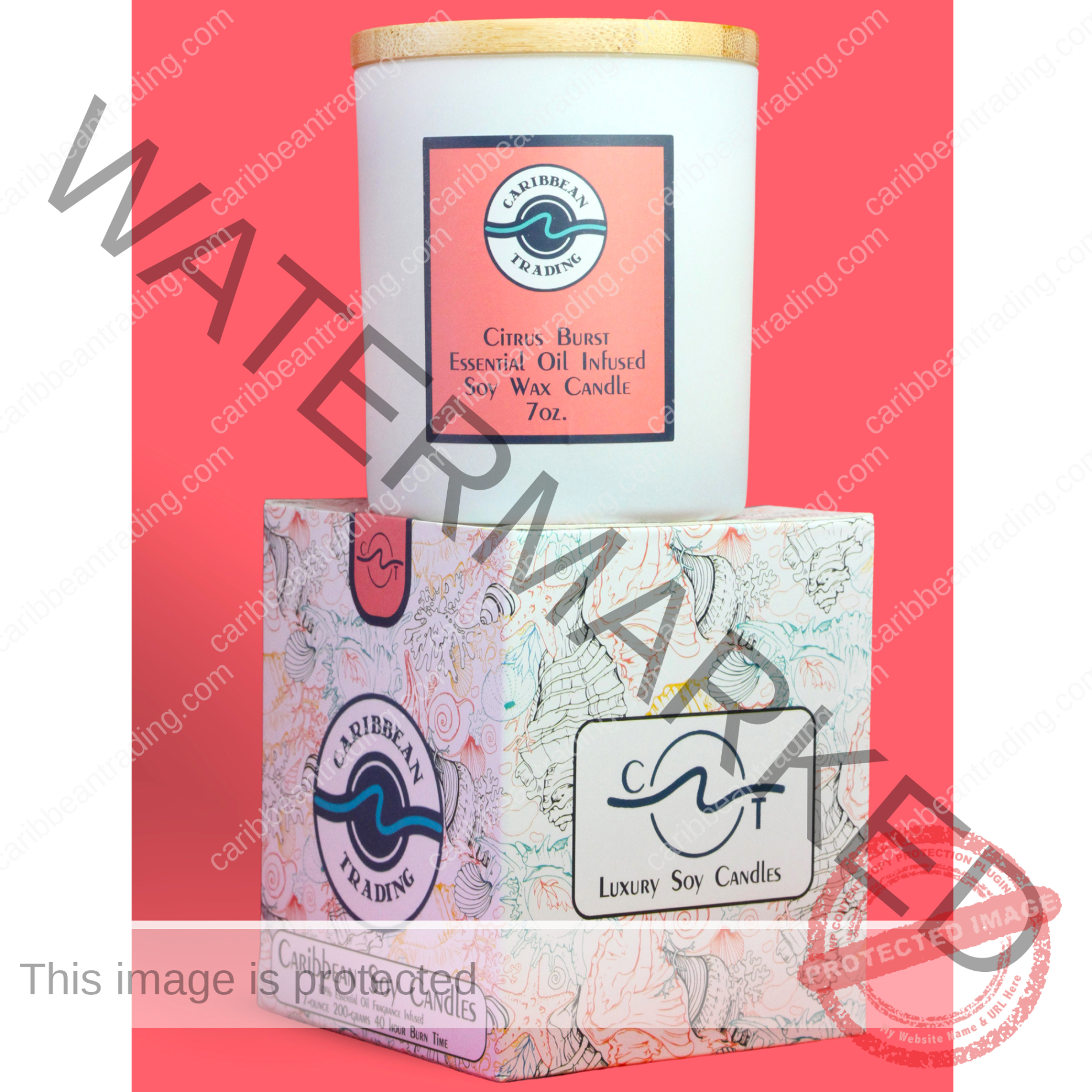 Citrus Burst 7oz. Candle - Image 4