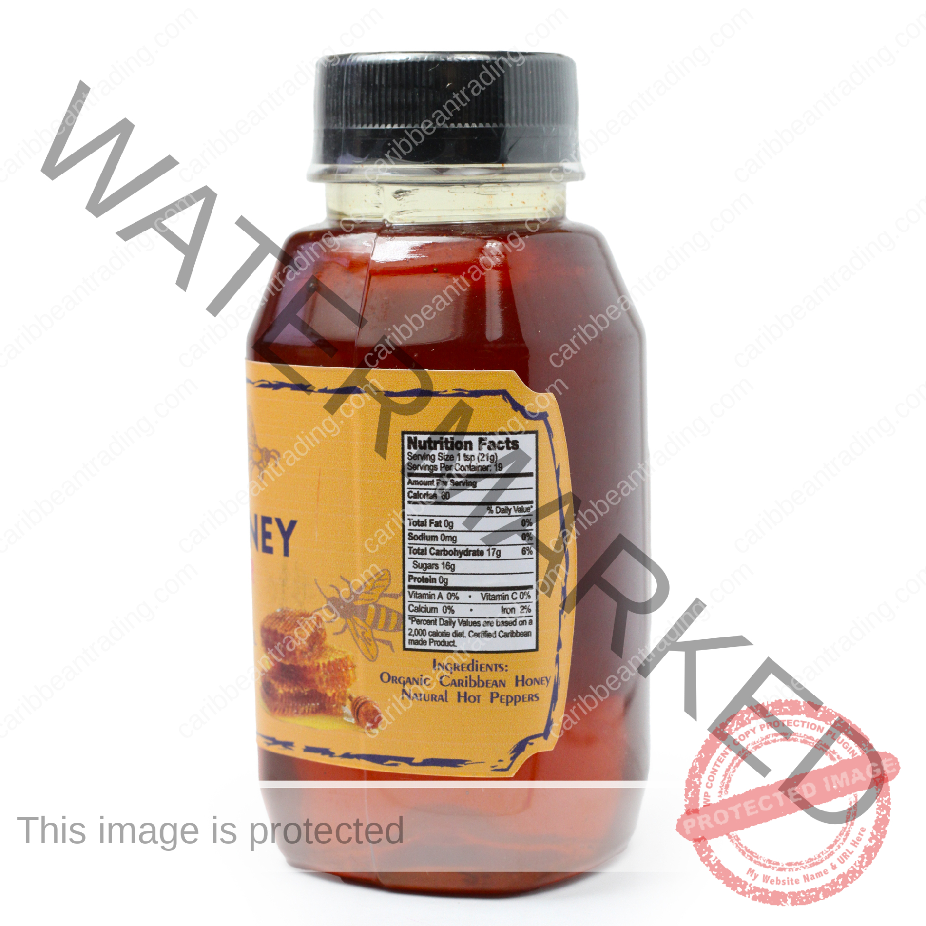 Tropical Honey With Hot Pepper Vegan 8oz. - Image 4