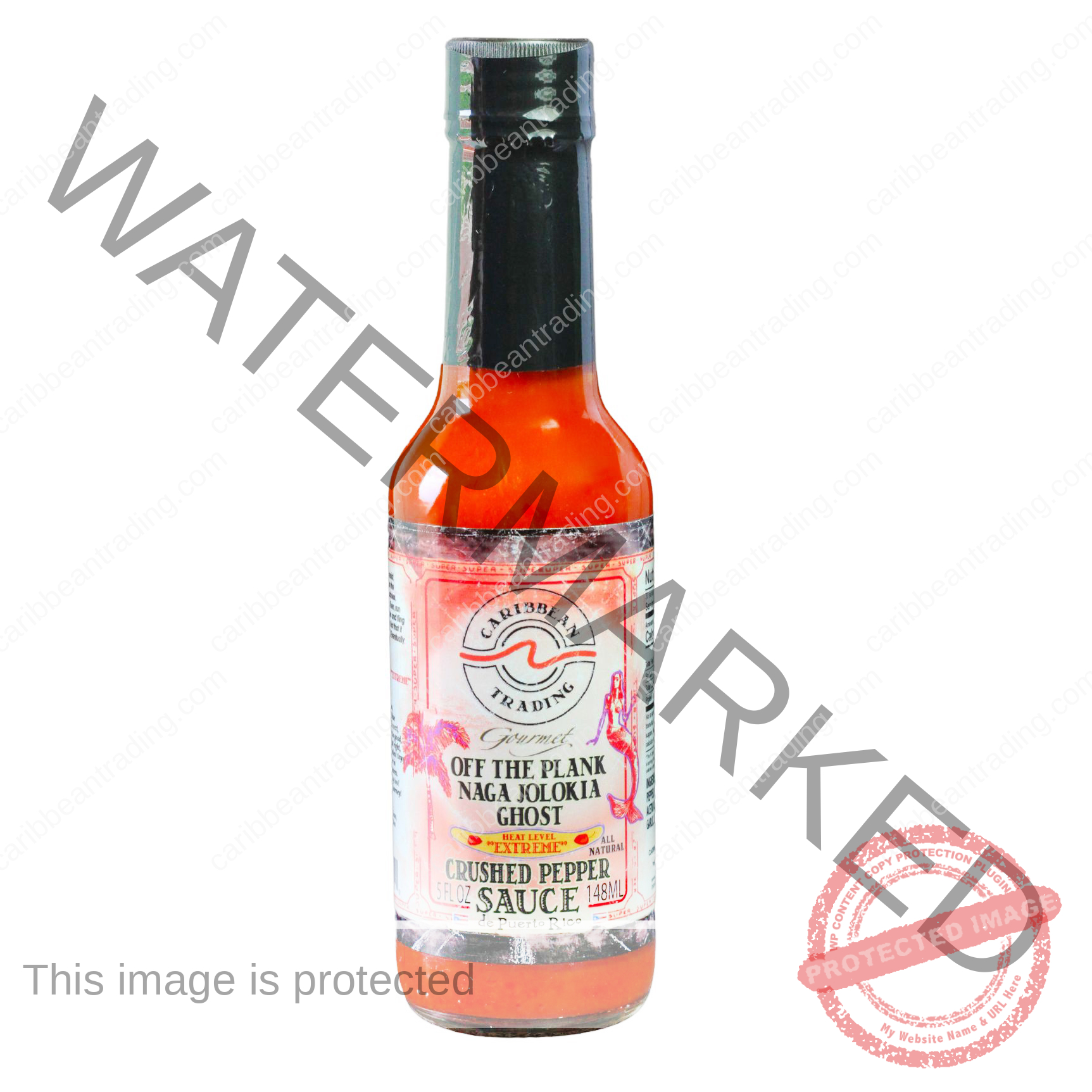 Off the Plank Naga Jolokia Ghost Crushed Pepper Sauce