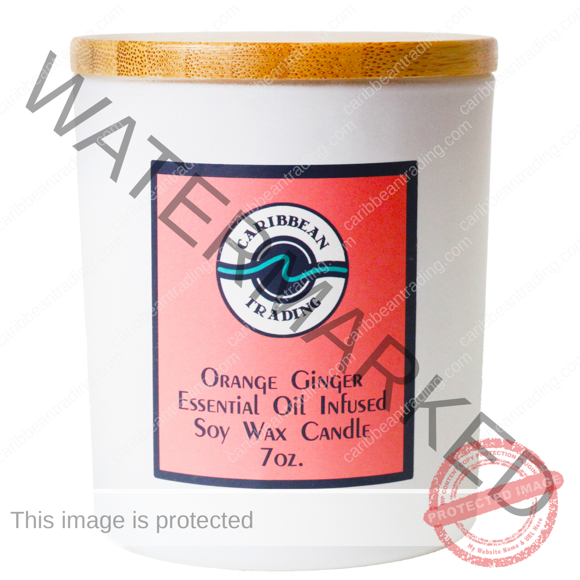 Orange Ginger 7oz. Travel Tin