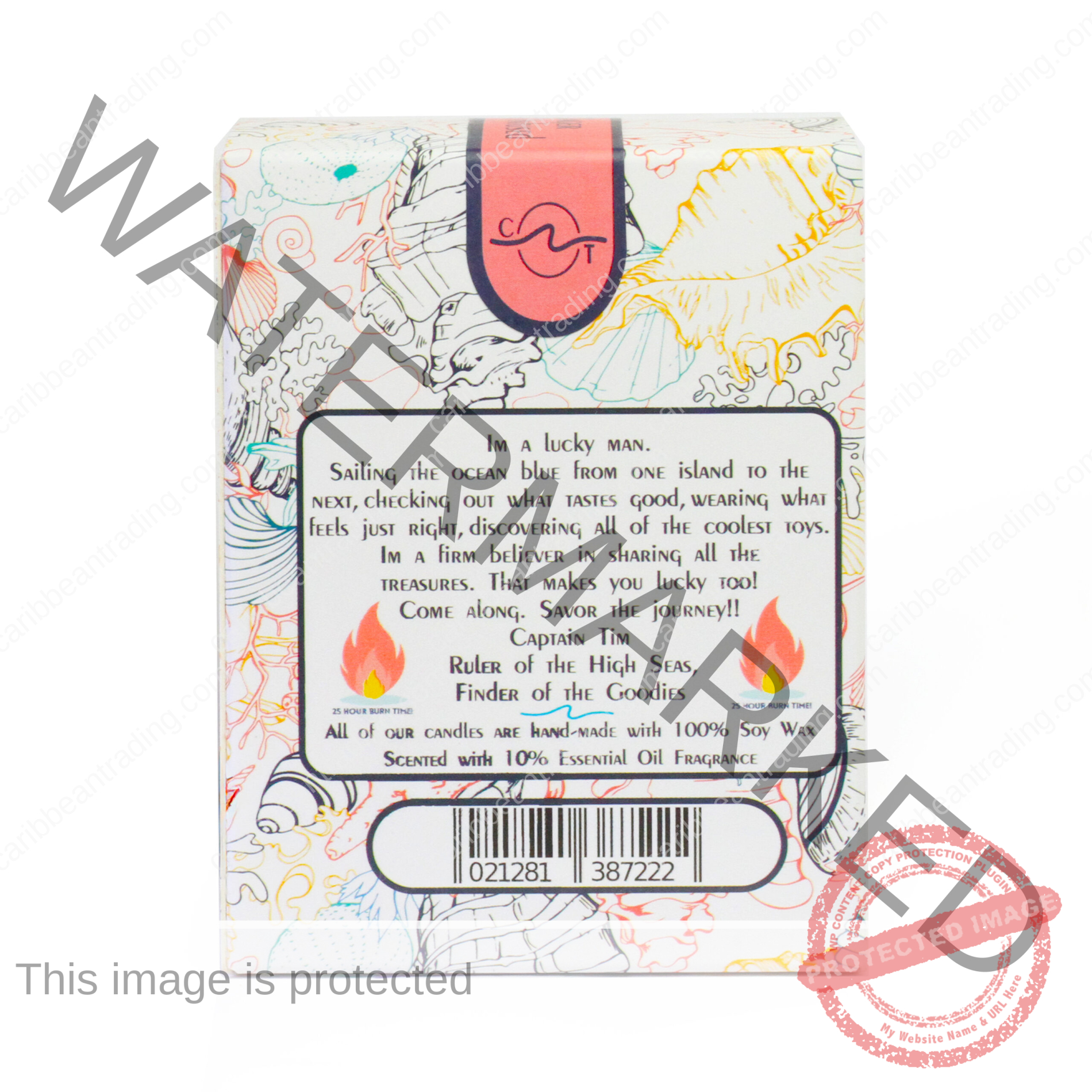 Orange Ginger 7oz. Travel Tin - Image 3