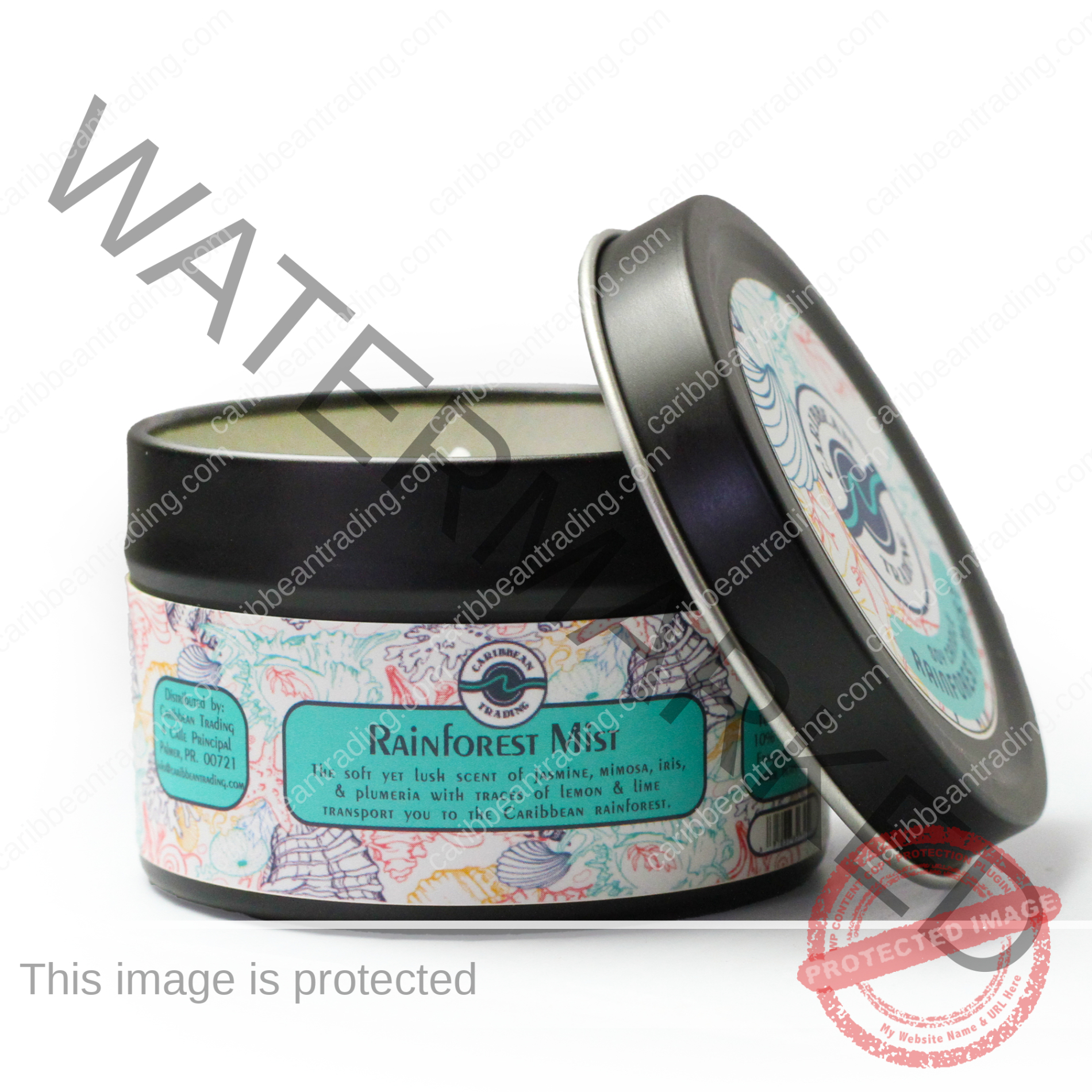 Rainforest Mist 2oz. Candle Travel Tin