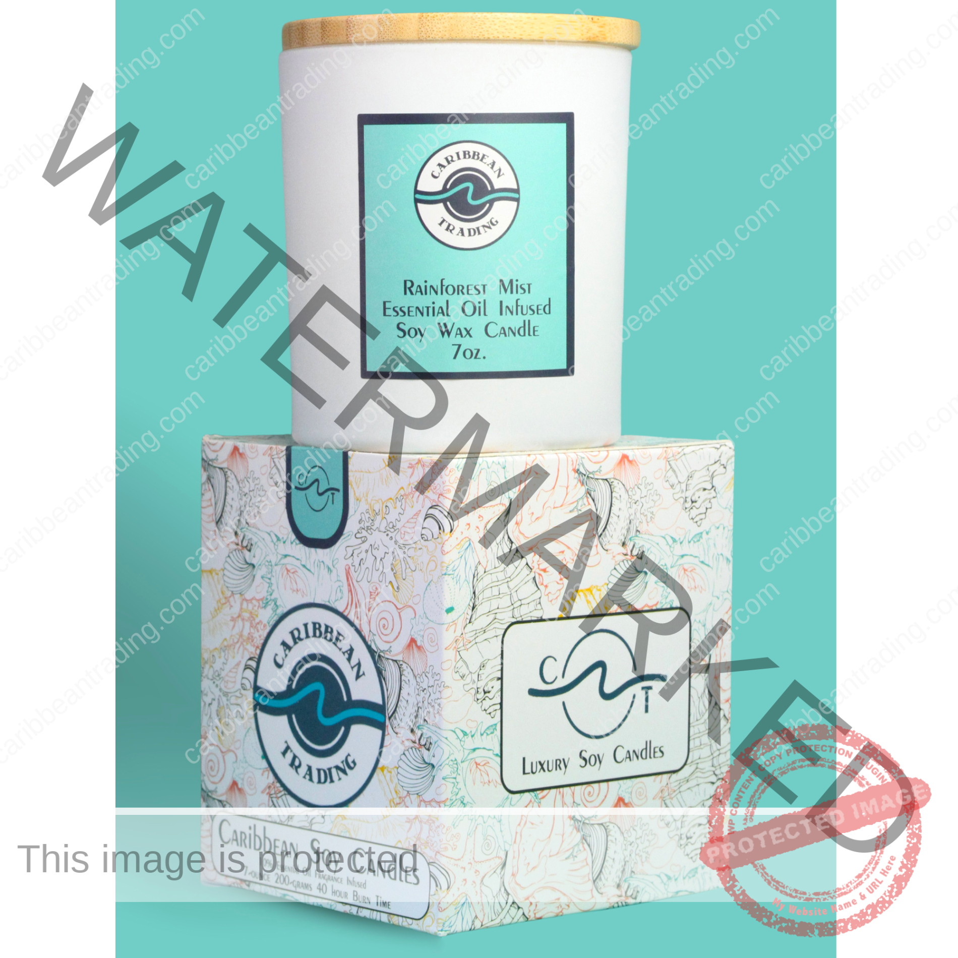 Rainforest Mist 7oz. Candle - Image 4