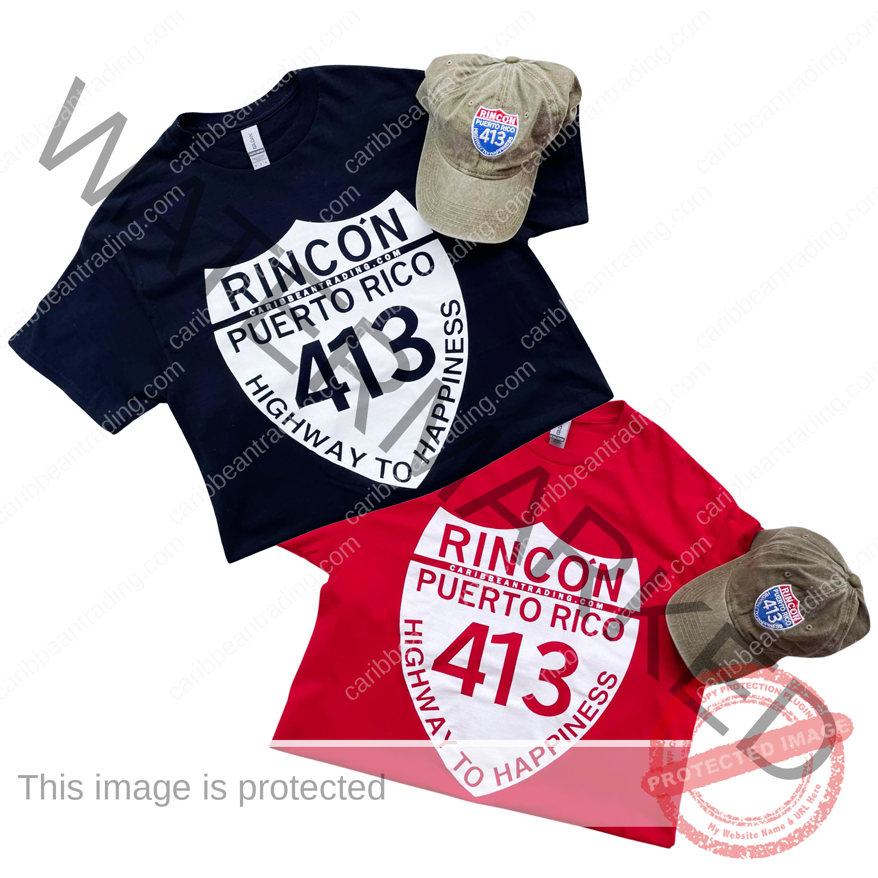 T-shirt-cap combo Rincon 413