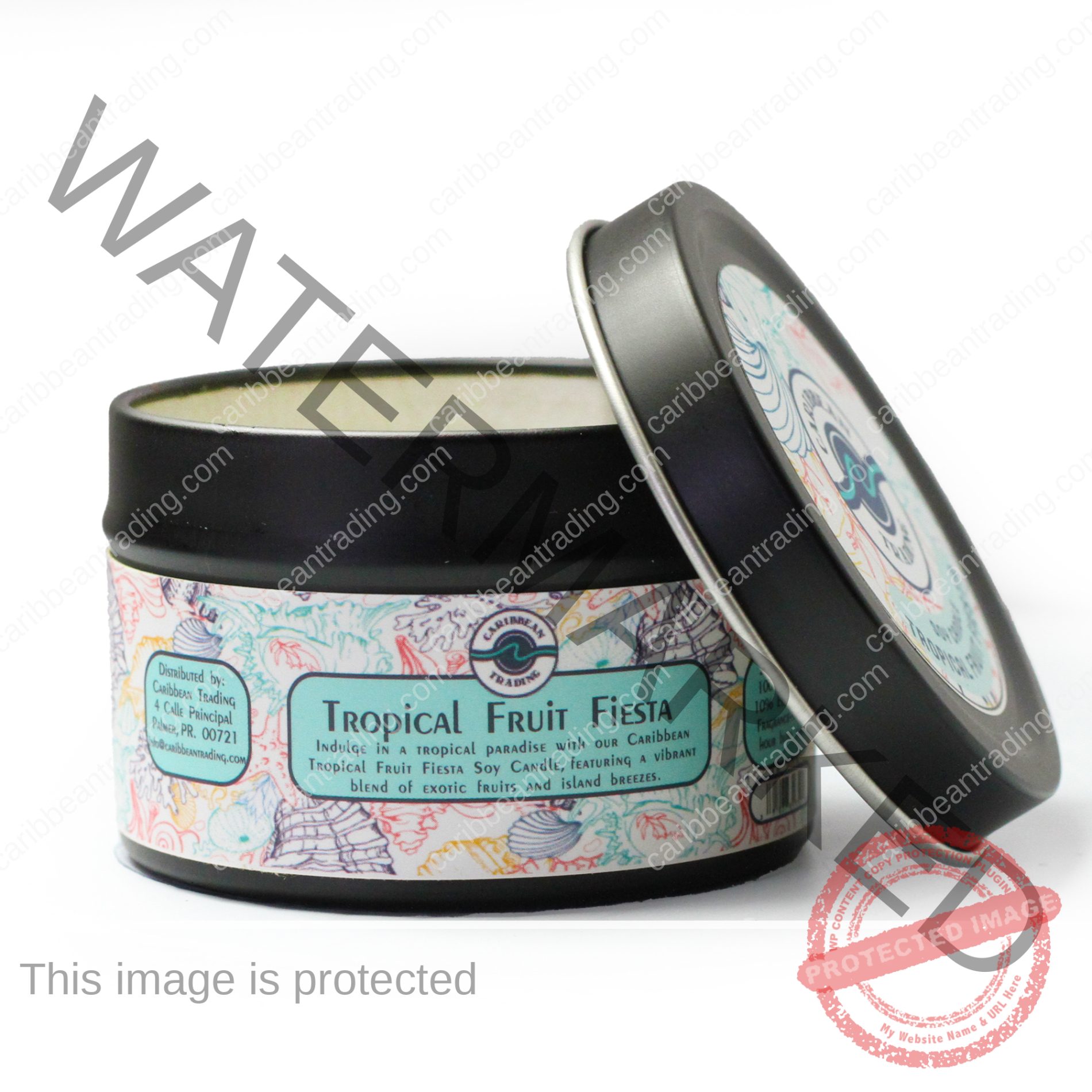 Tropical Fruit Fiesta 2oz. Travel Tin