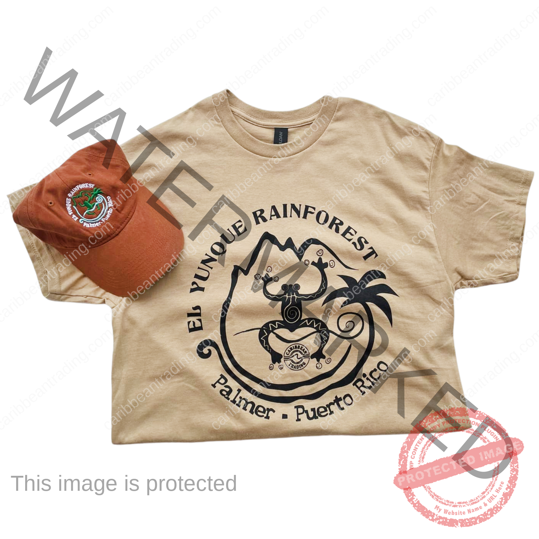 T-shirt-cap combo El Yunque Rainforest - Image 2