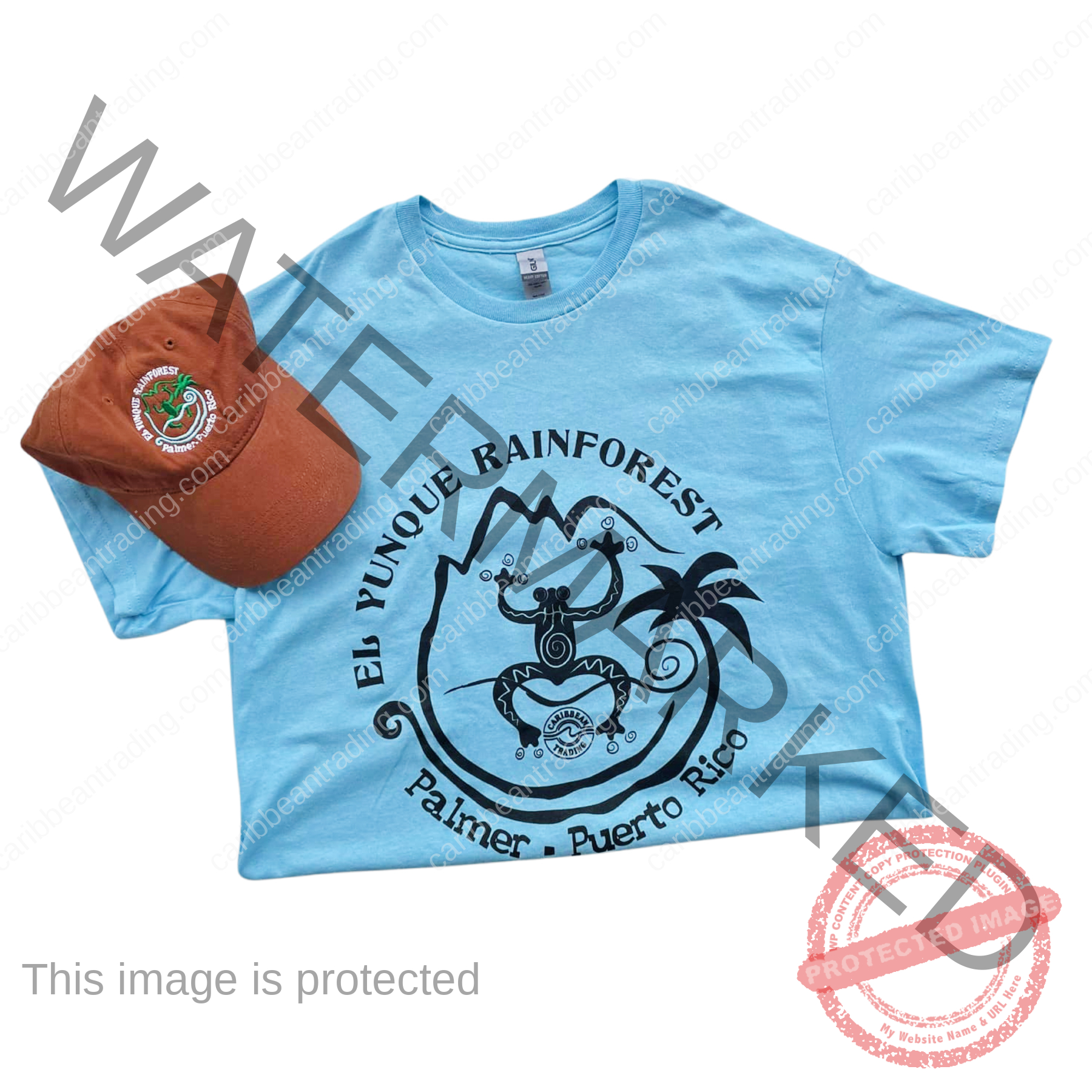 T-shirt-cap combo El Yunque Rainforest - Image 3