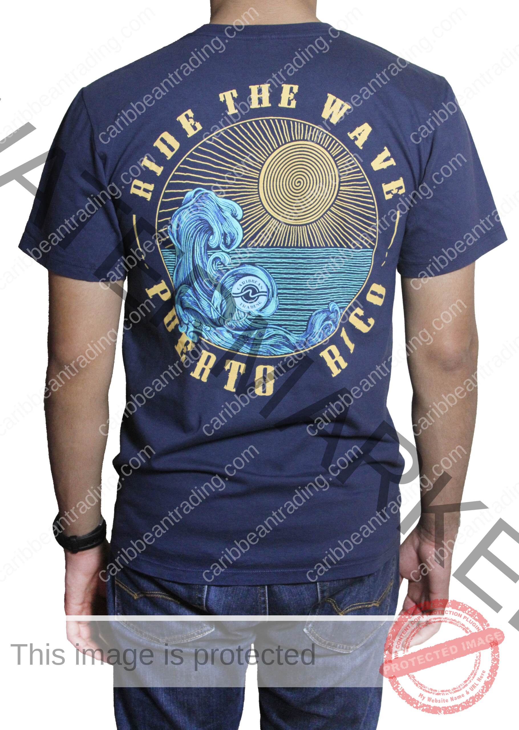 Ride the Wave Puerto Rico T-Shirts - Image 4