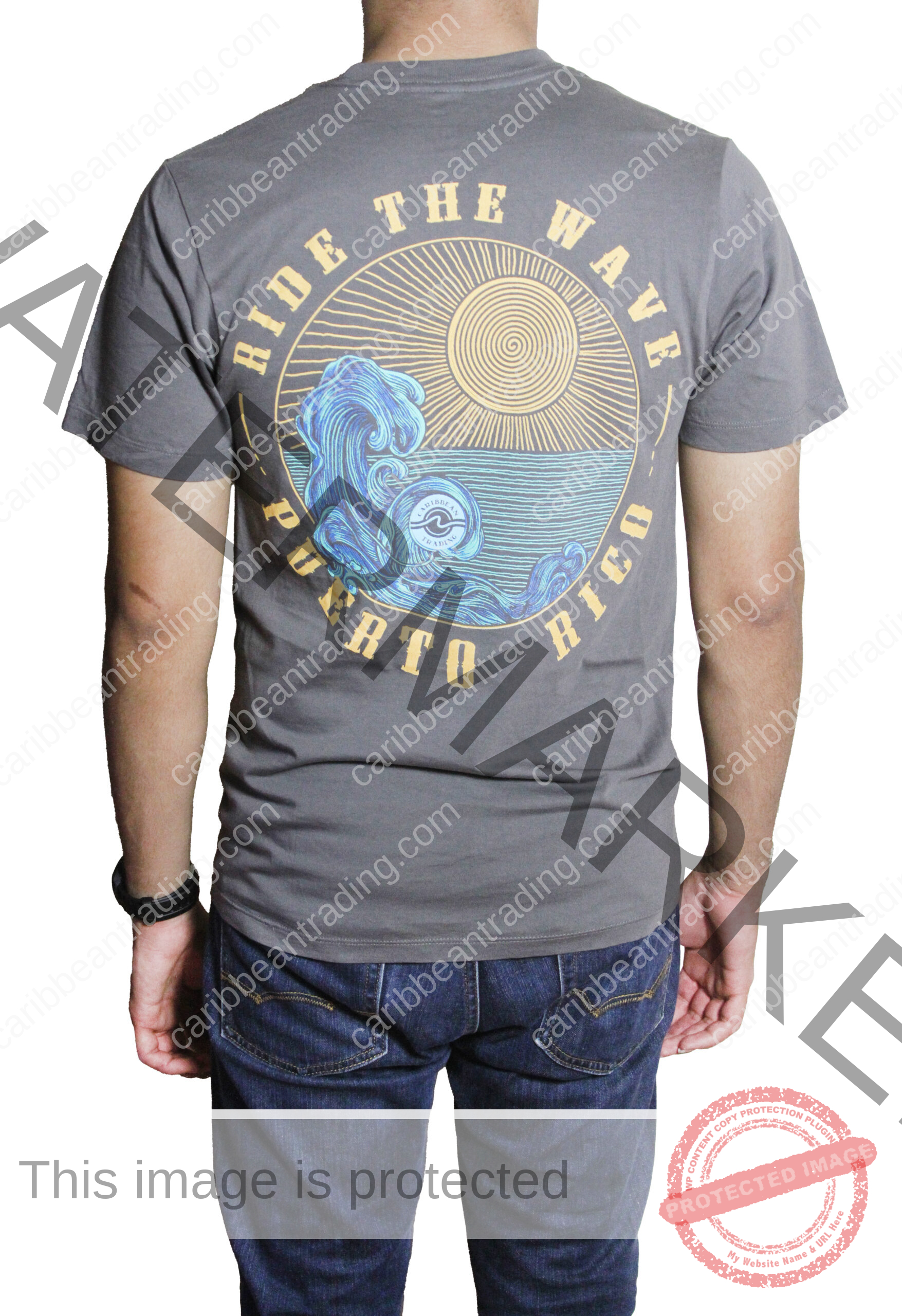 Ride the Wave Puerto Rico T-Shirts - Image 2