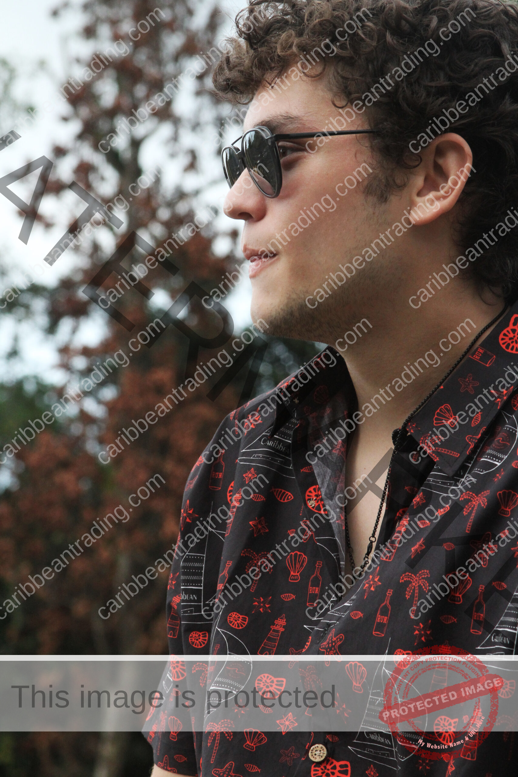 Sailboat- Caribbean-Button Down Shirt - Image 4