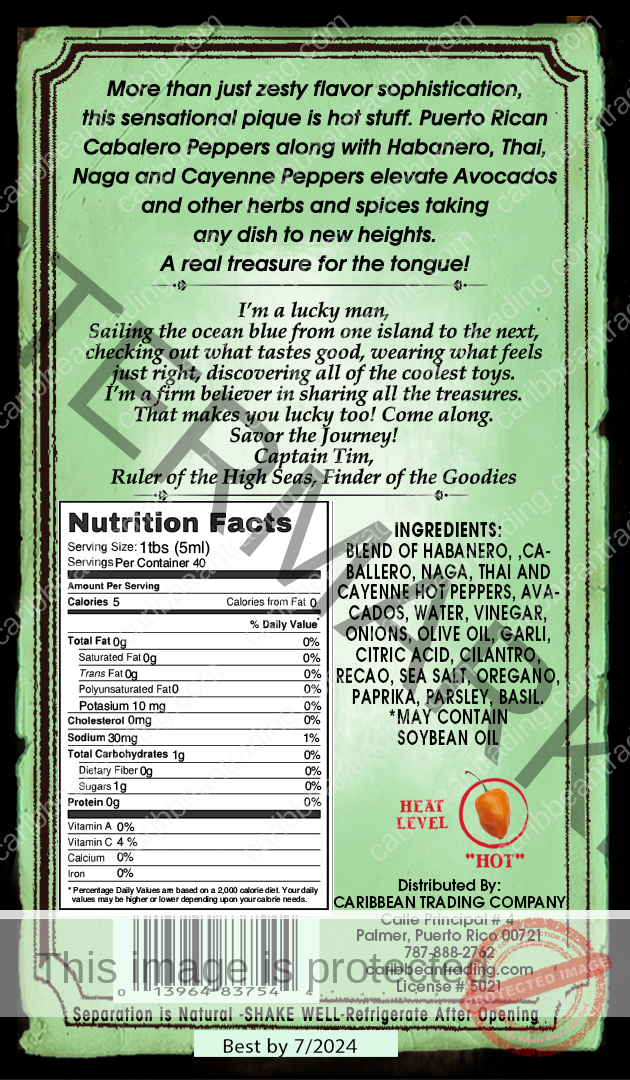 Pique Criollo Aguacate Avocado - Image 3