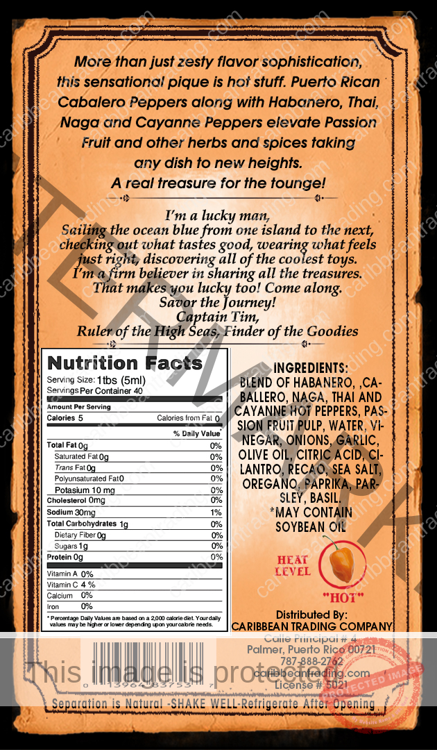 Pique Criollo La Parcha Apasionada