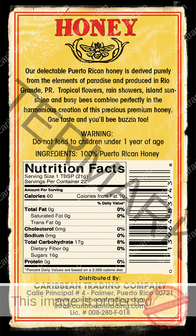 100% PURE TROPCAL FLORAL HONEY