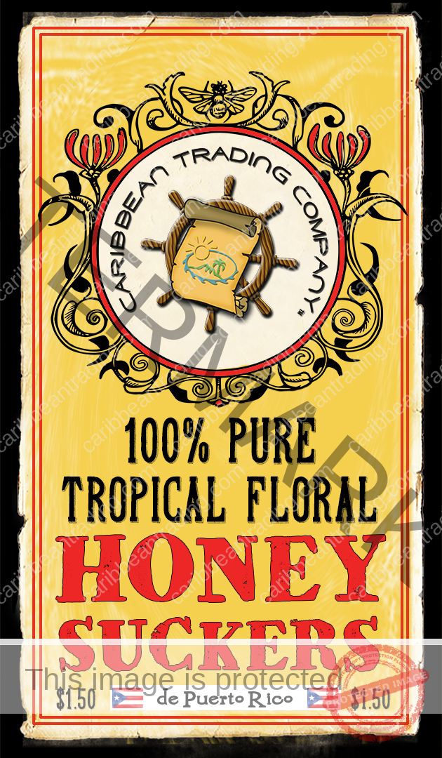 100% Pure Tropical Floral Honey Suckers