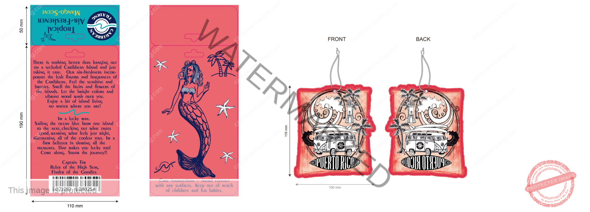 Tropical Air Freshener-VW Bus - Image 2