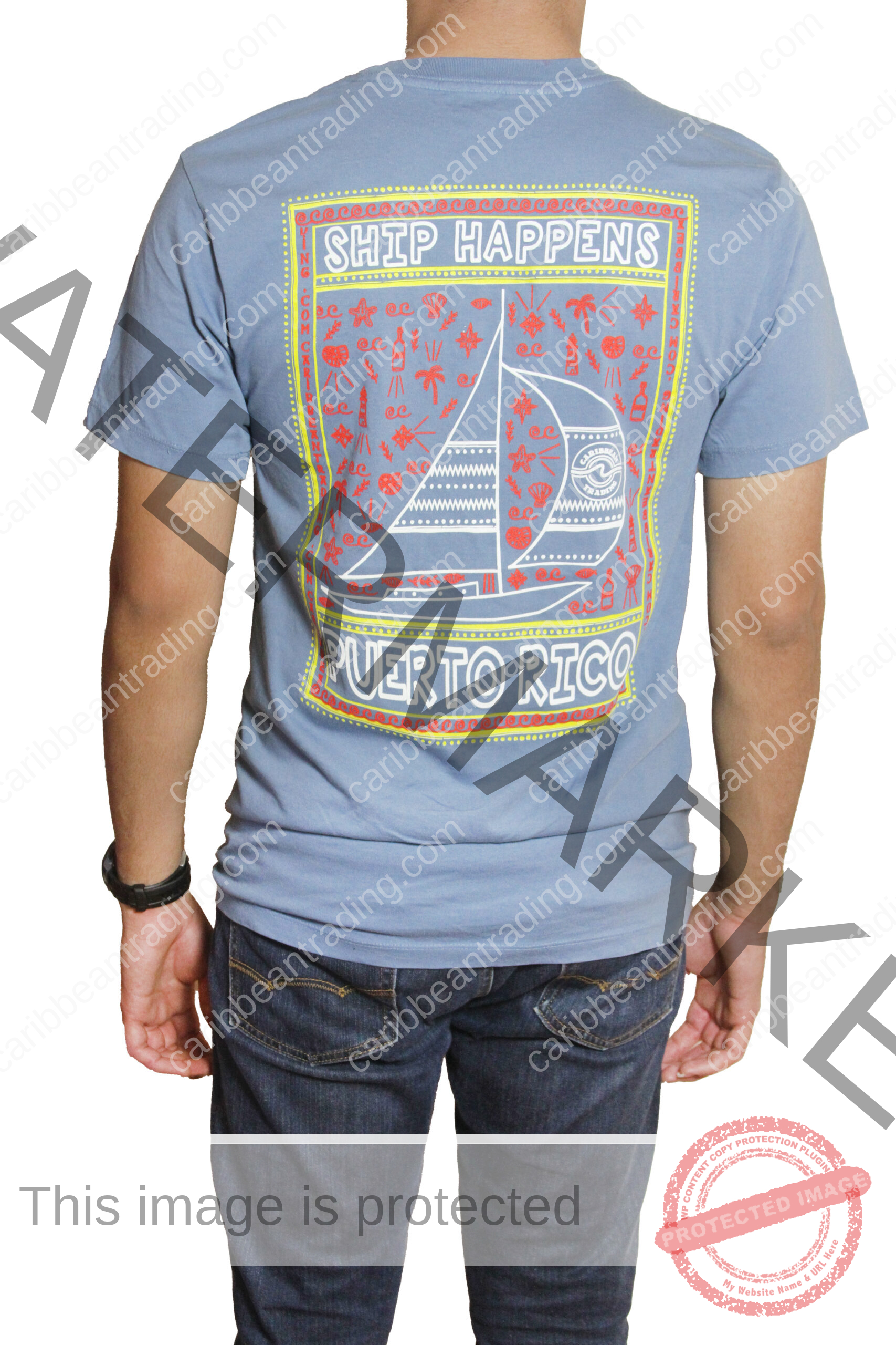 Ship Happens Puerto Rico T-Shirt - Image 2