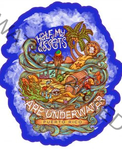 Half My Assets Sticker