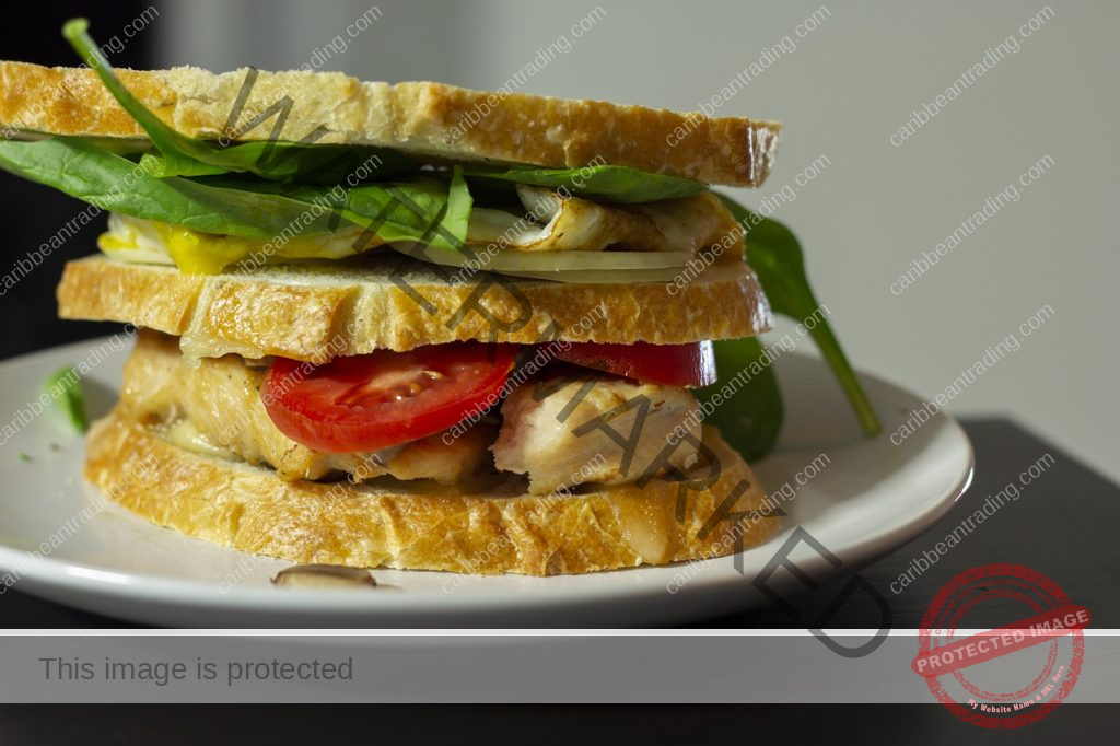 jamaican jerk chicken burger