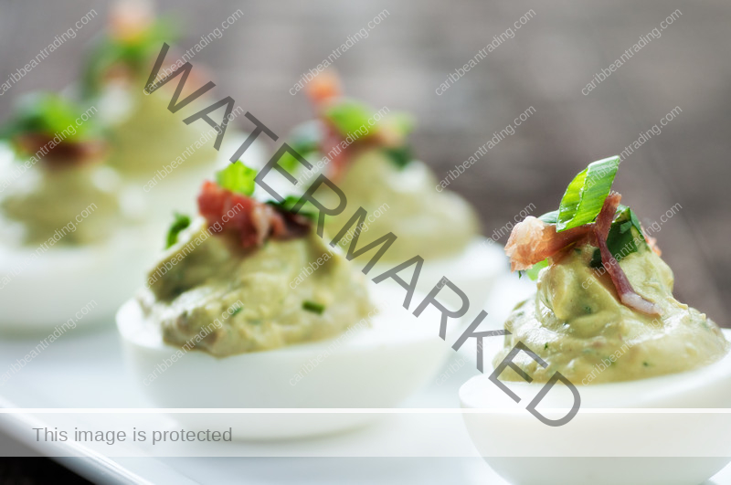 Avocado Deviled Eggs