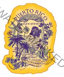Puerto Rico Fish Sticker