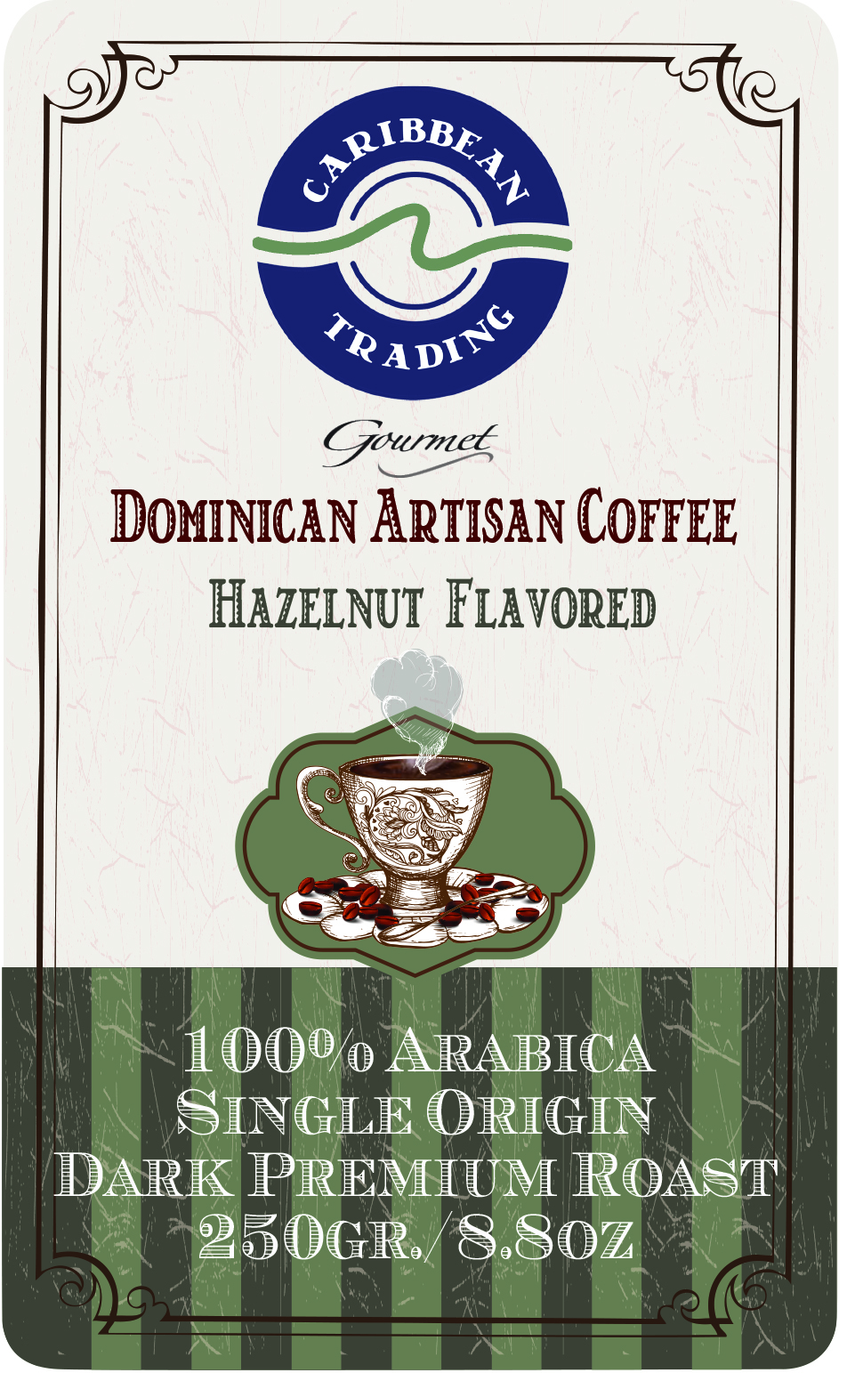 Dominican Single Origin Arabica Hazelnut Flavored 8.8 oz. - Image 2