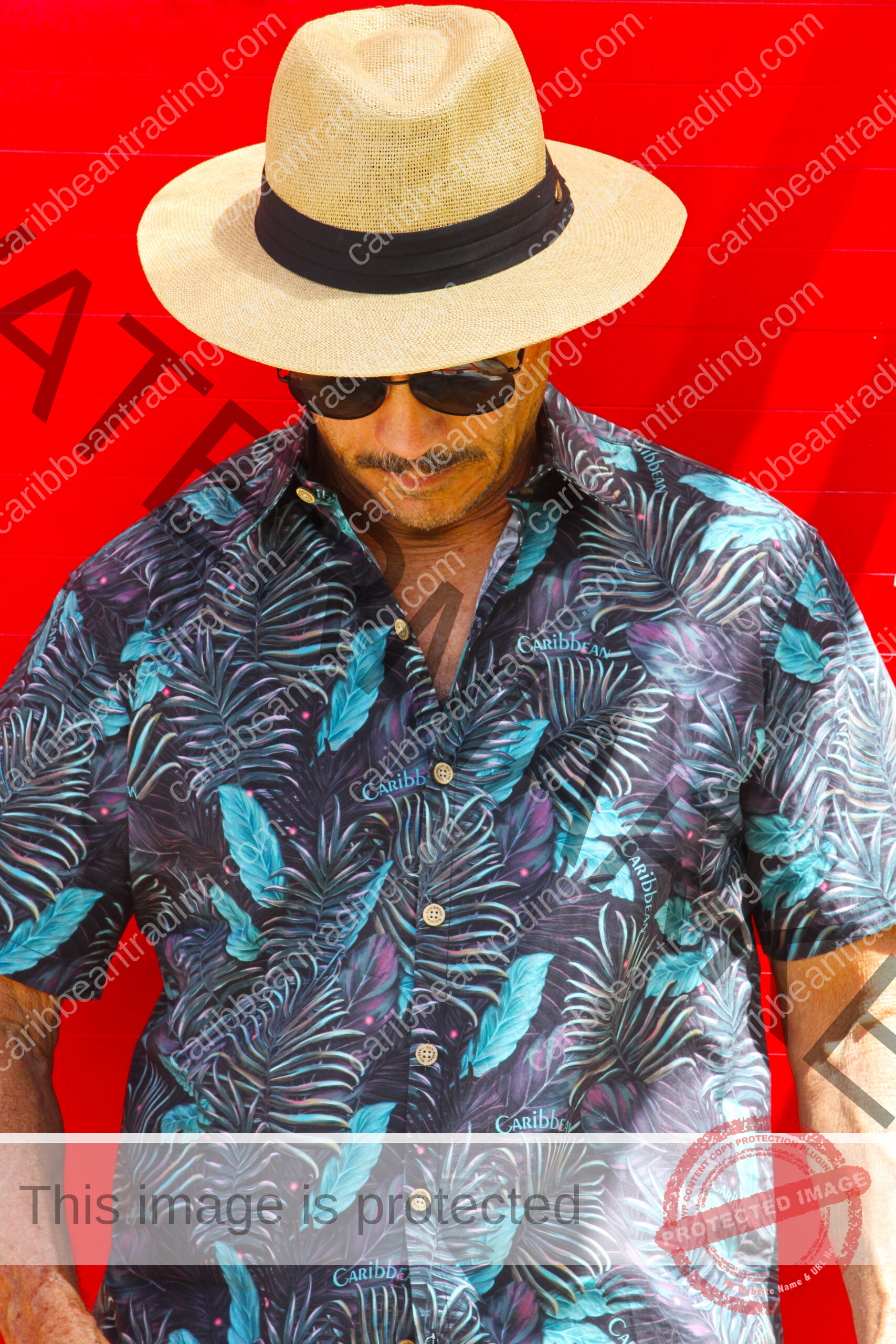 Leaves-Caribbean- Button Down Shirt - Image 4