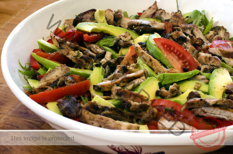 avocado chicken salad