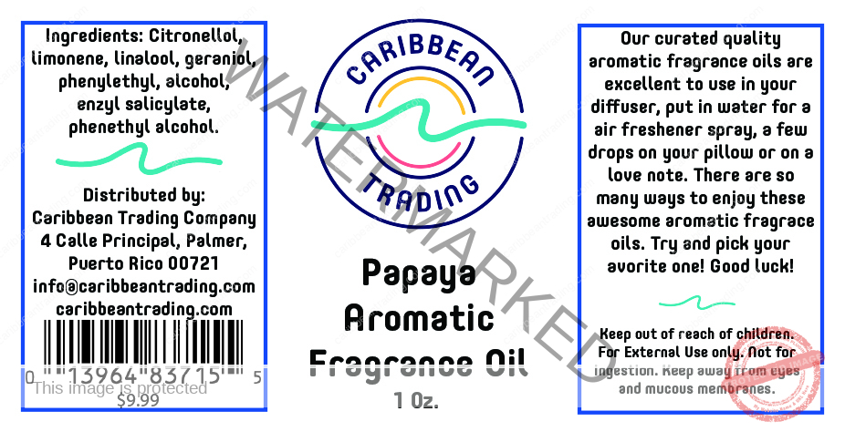 Papaya Fragrance Oil 1oz. - Image 2