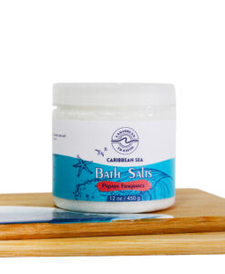 Caribbean Sea Bath Salts w/Papaya 12 oz.