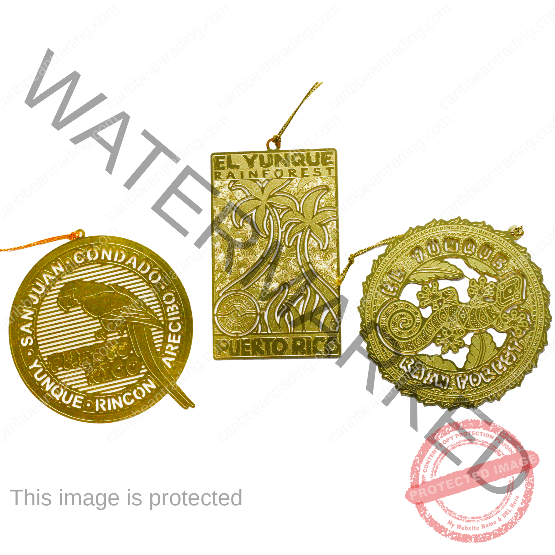 Puerto Rico Christmas Tree Ornament - Image 5