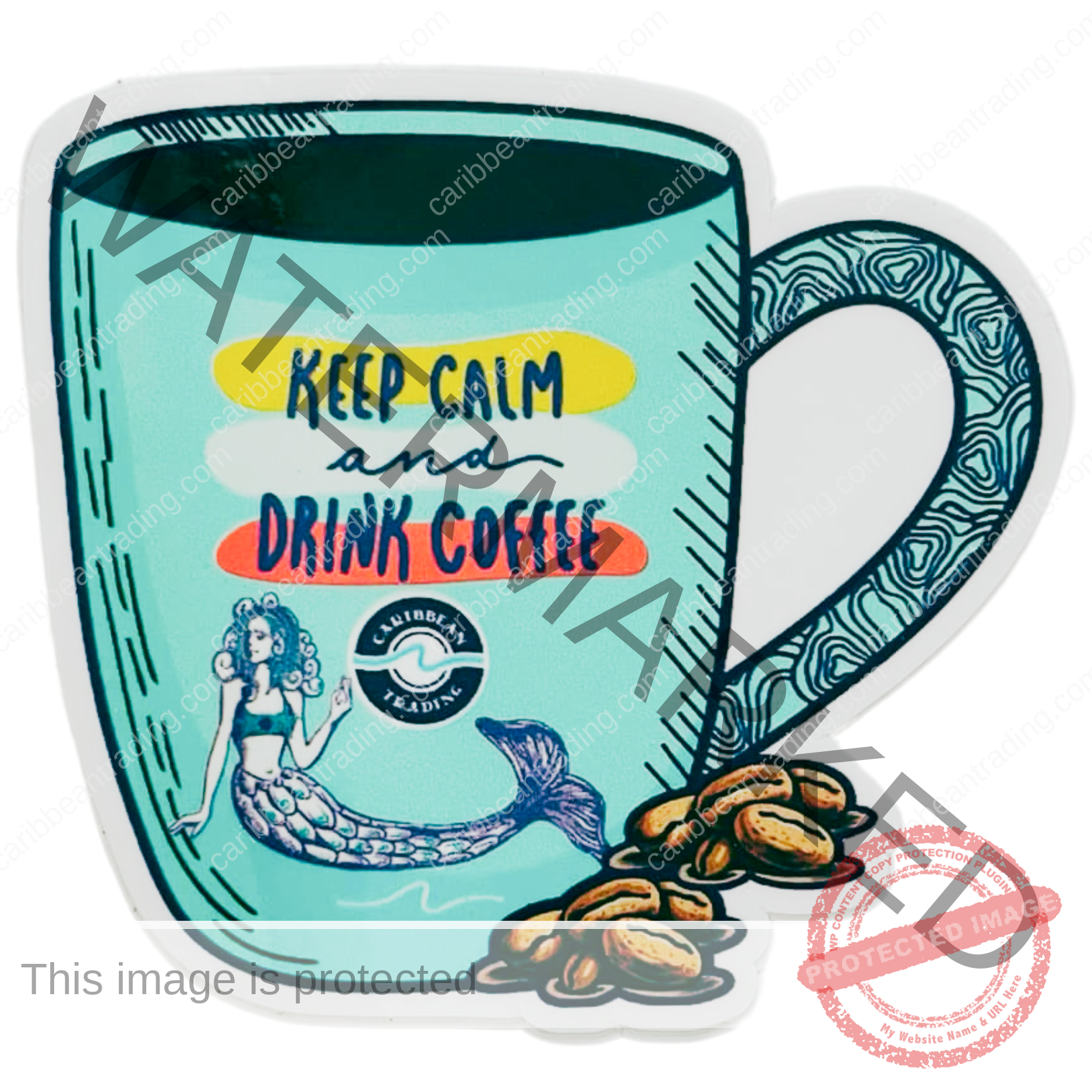 Mini Sticker Coffee Cup