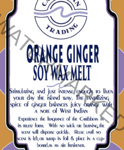 soy-wax-melt-orange ginger