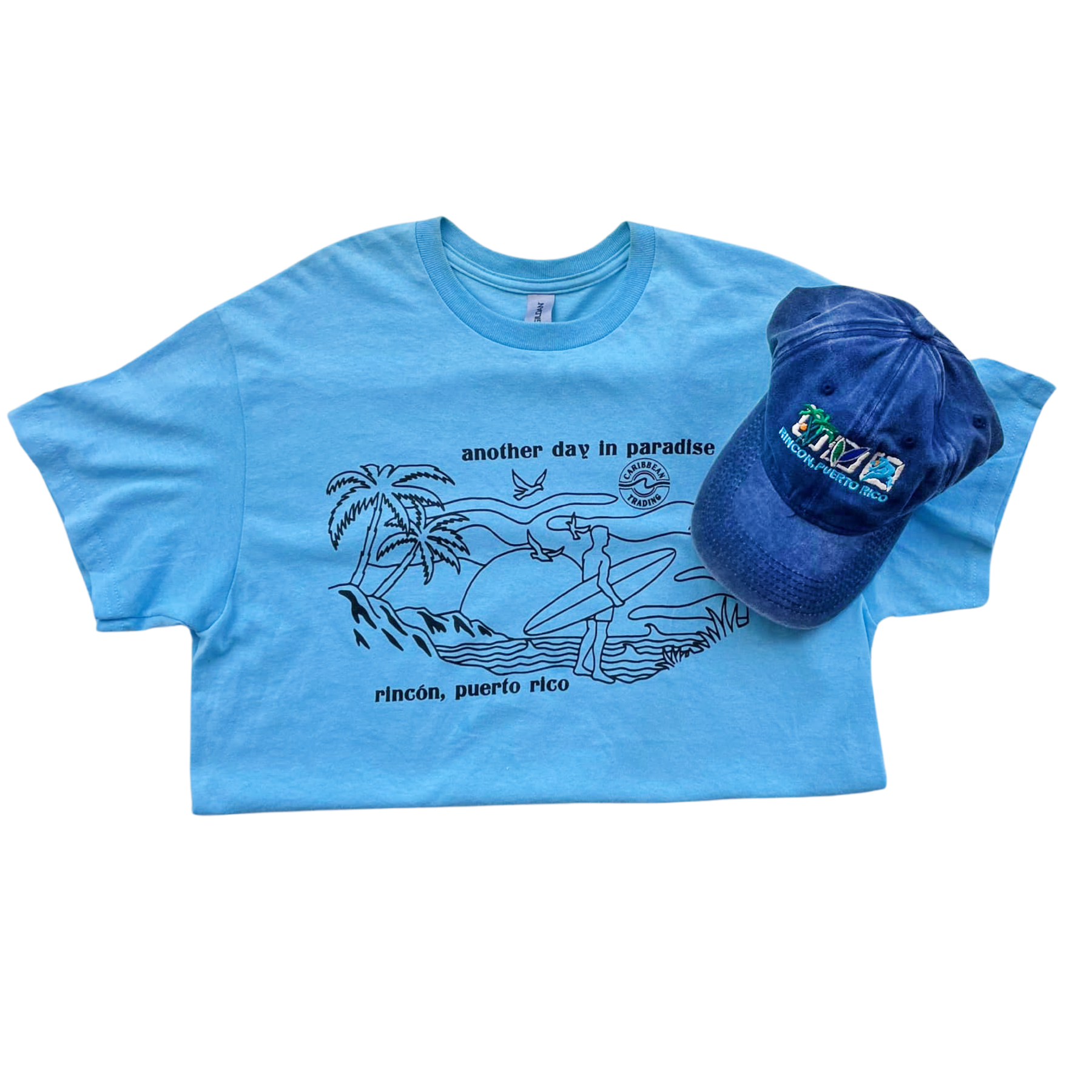 T-shirt-cap combo Another Day in Paradise - Image 3