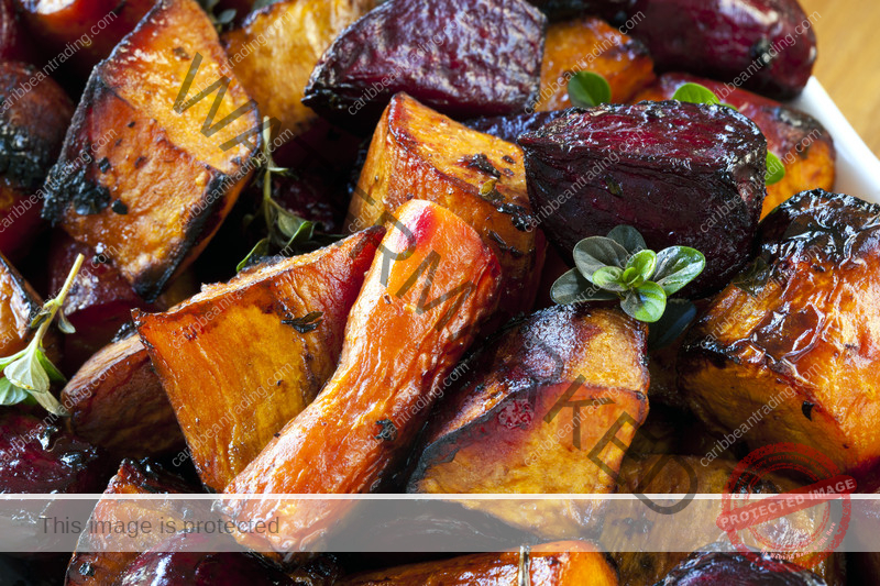 roasted sweet potatoes