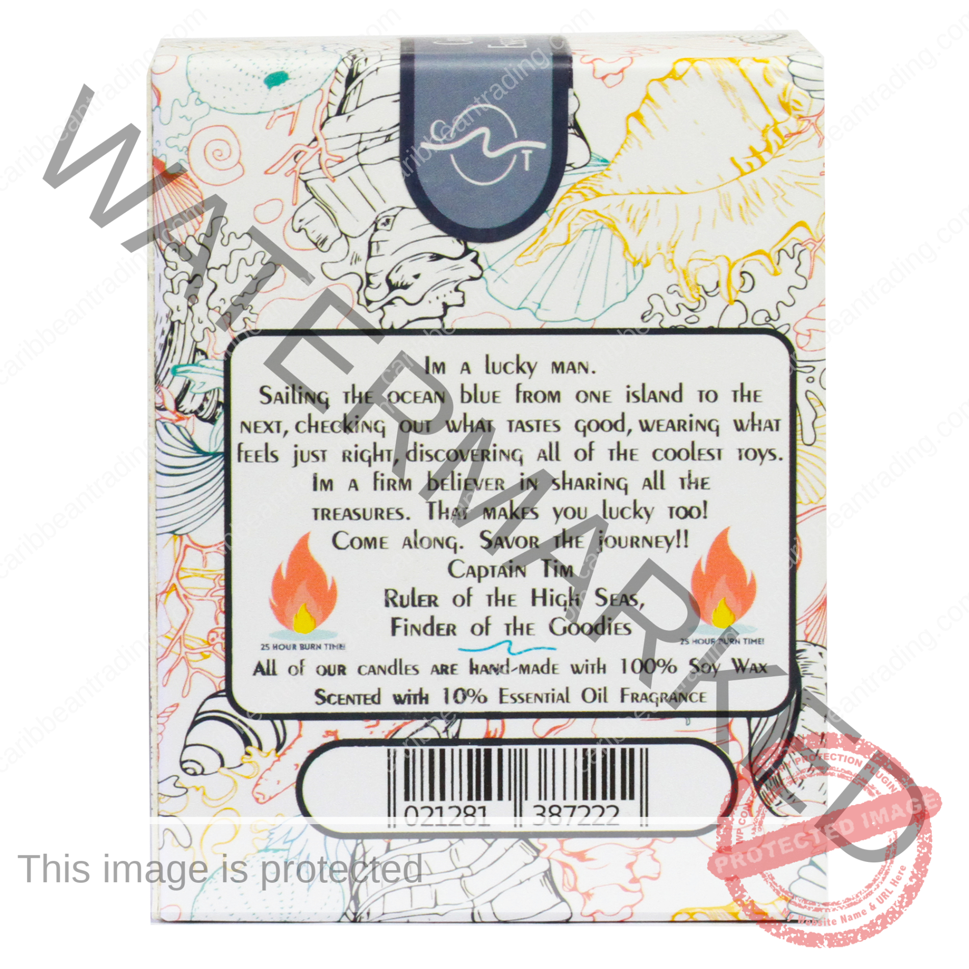 Caribbean Breeze 7oz. Candle - Image 3