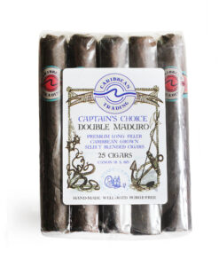 Captain's Choice Double Maduro Canon Cigar (6 x 60) - 25 Pack Bundle