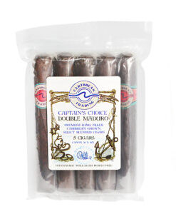Captain's Choice Double Maduro Canon Cigar (6 x 60) - 5 Pack
