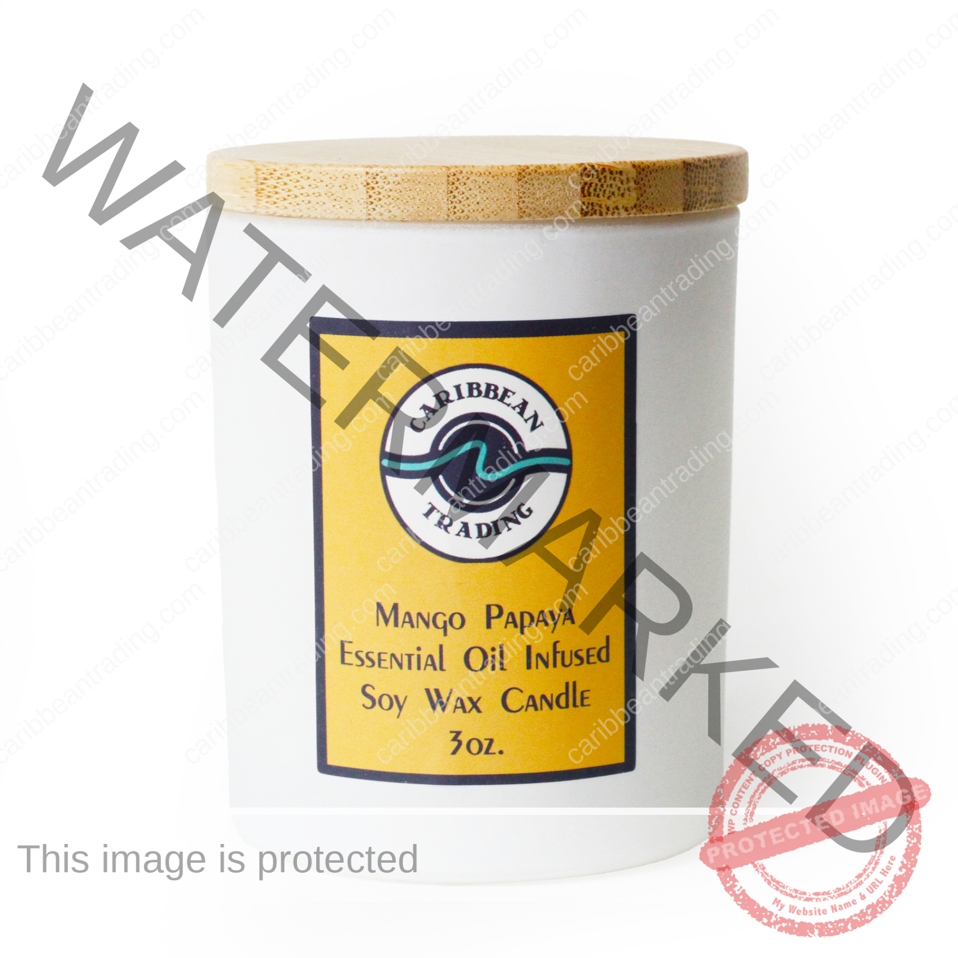 Mango Papaya Candle 3oz. Travel Tin