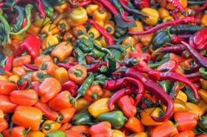 hot peppers