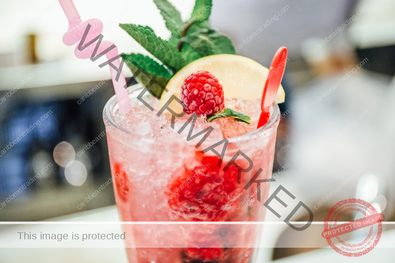 raspberry mojito